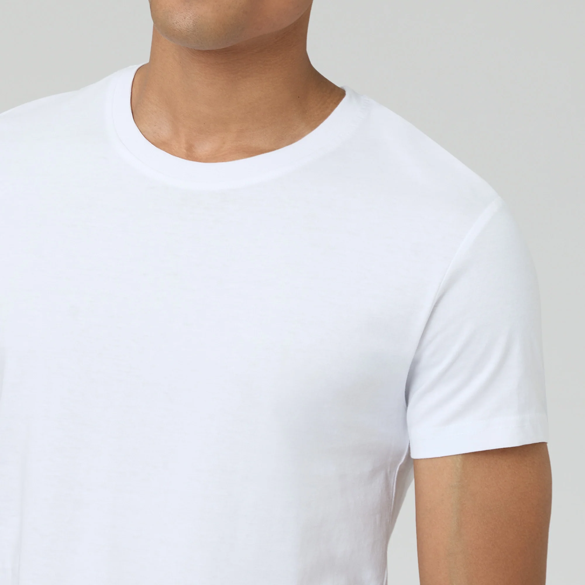 Pace Combed Cotton T-shirts Polar White - Image 6