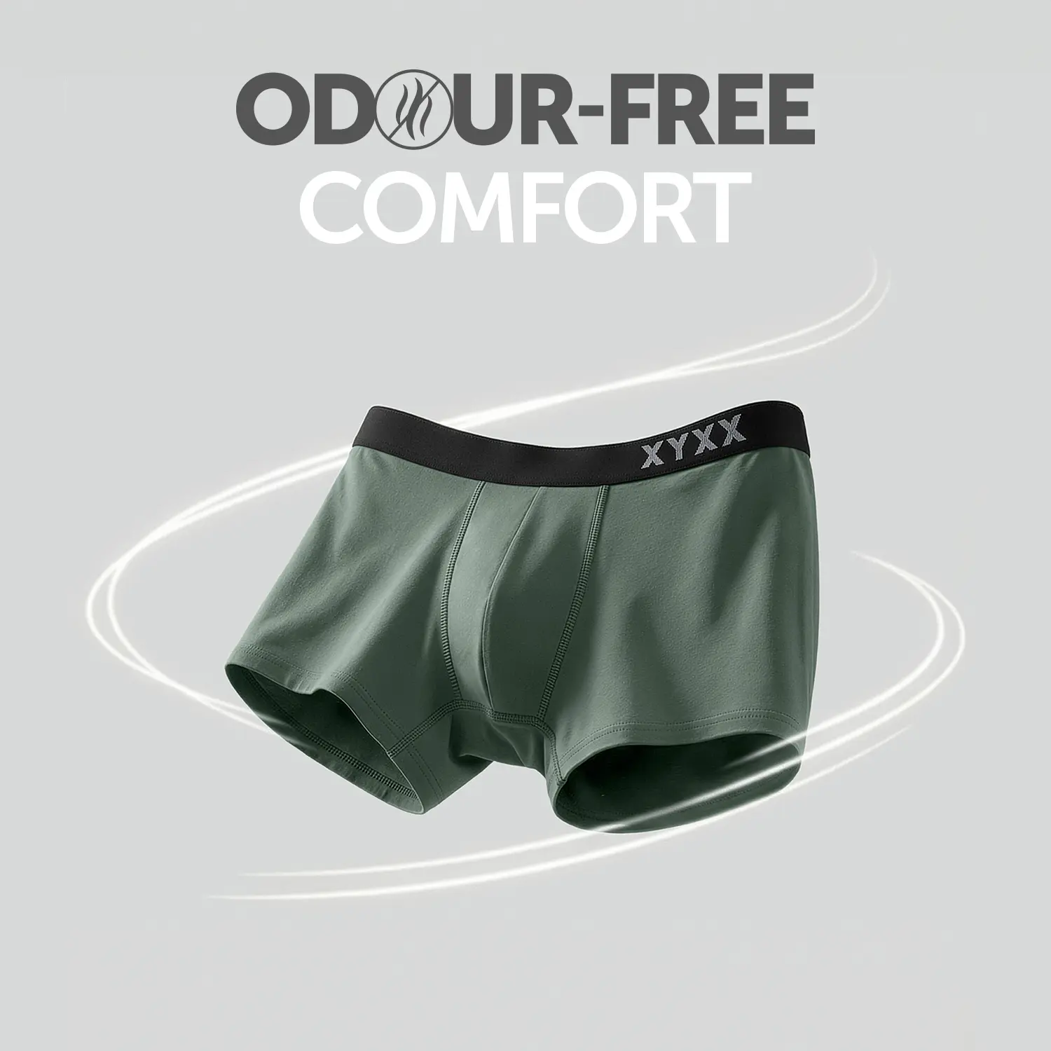Pace Cotton Rib Trunks Olive Green - Image 2