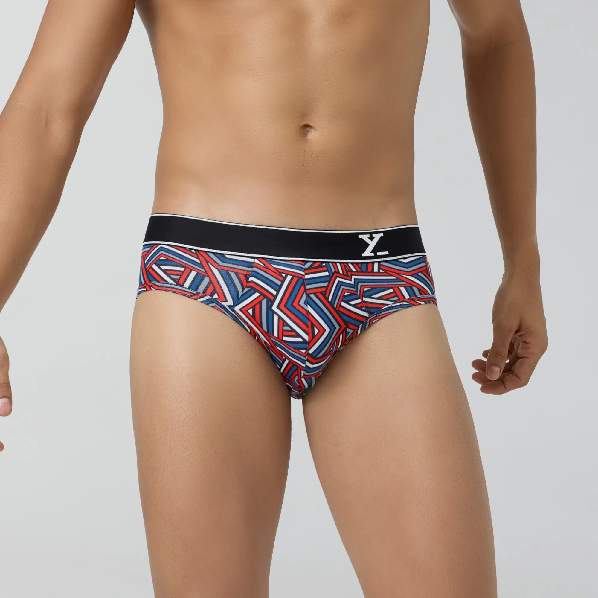 Parallax Cotton Briefs Red Stripes - Image 2