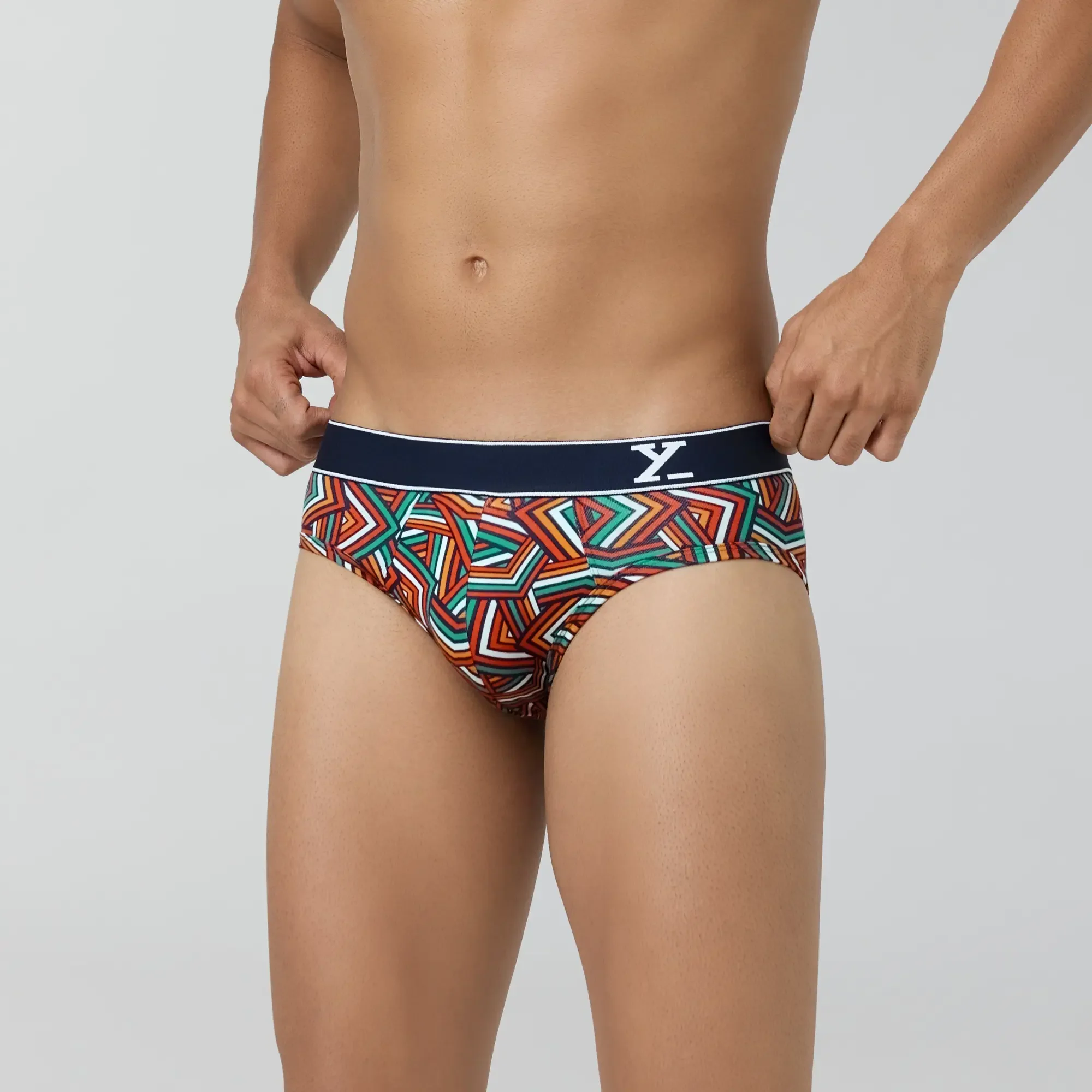 Parallax Cotton Briefs Yellow Stripes - Image 6