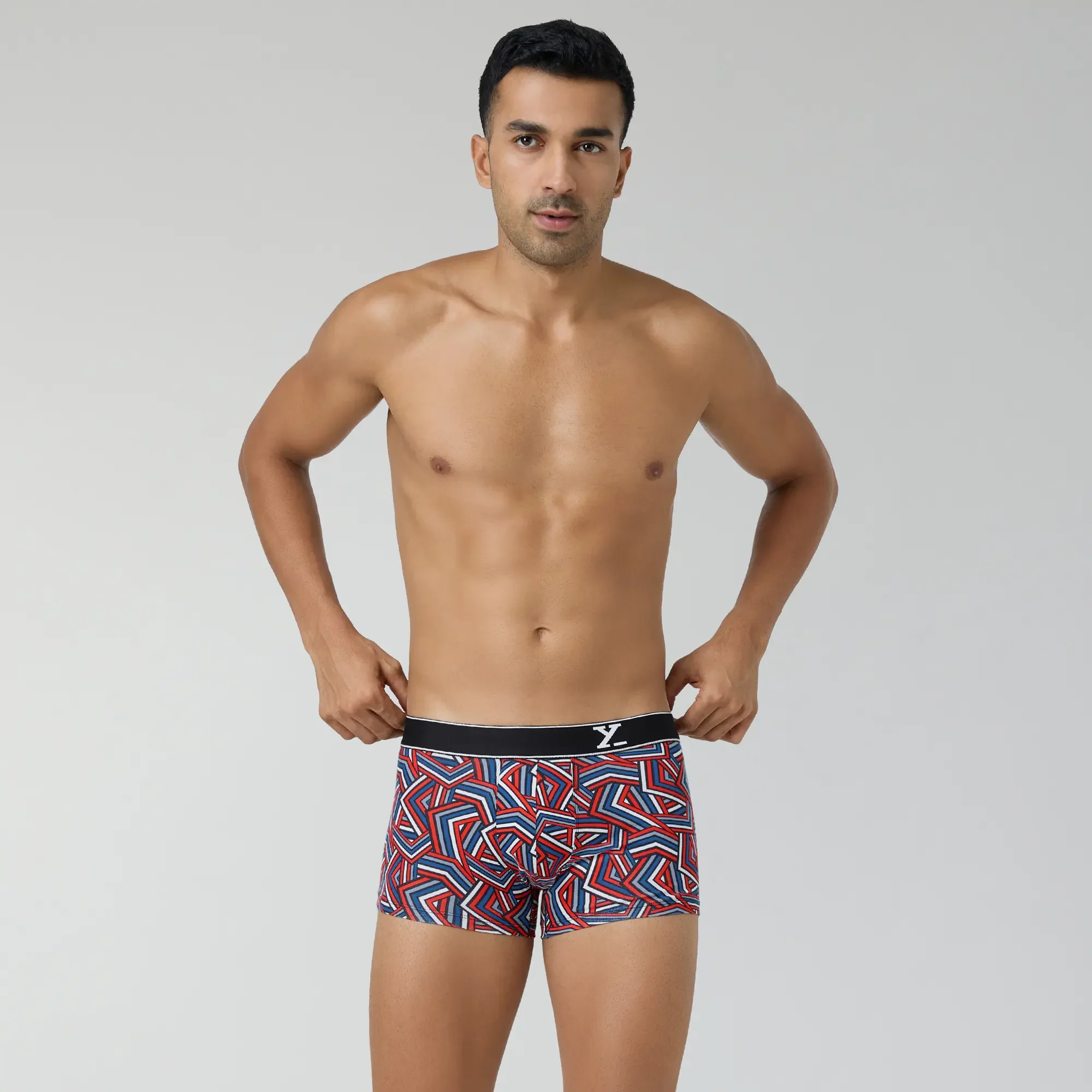 Parallax Cotton Trunks Red Stripes - Image 5