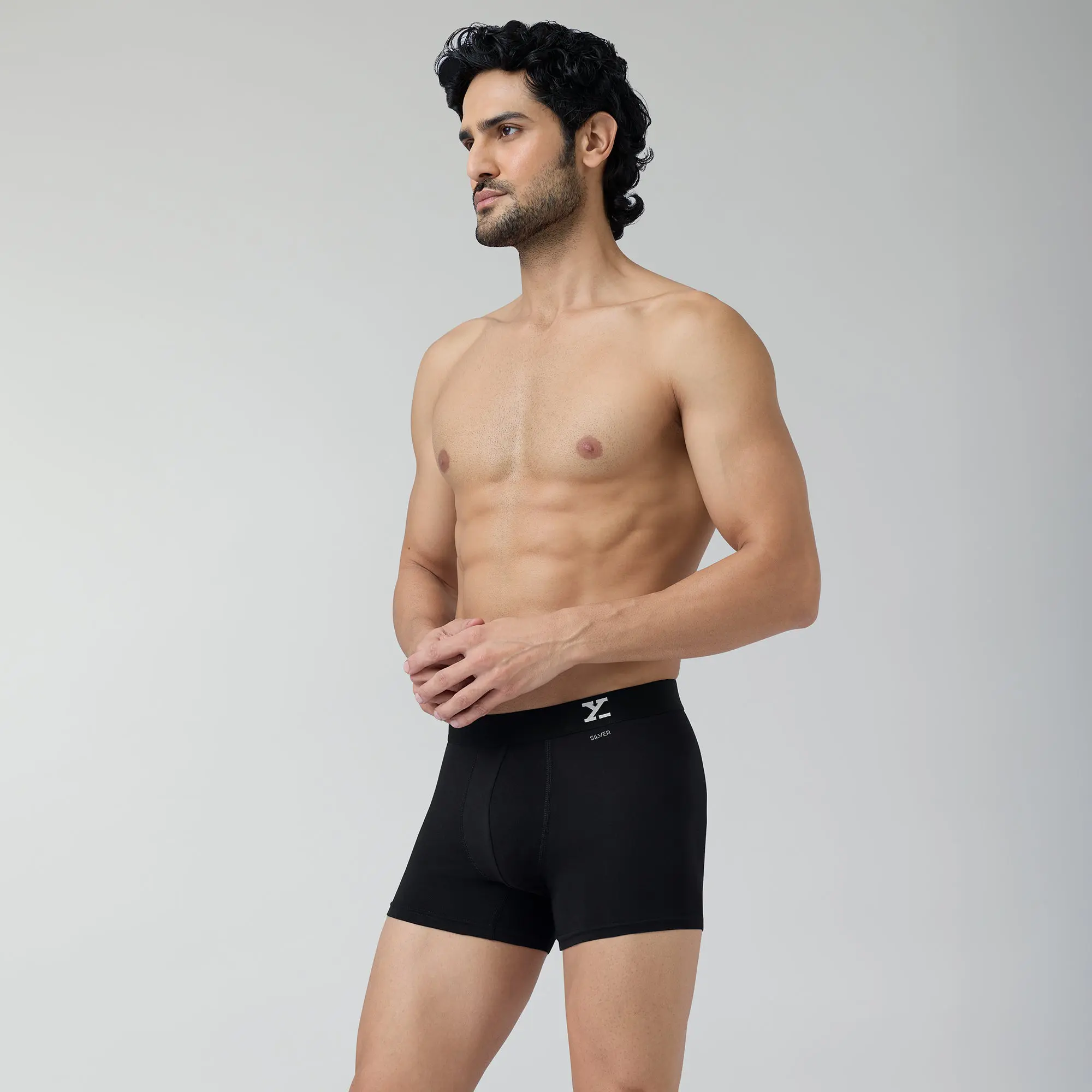 Aero Traq Cotton Trunks Blue Black Green(Pack of 6) - Image 2