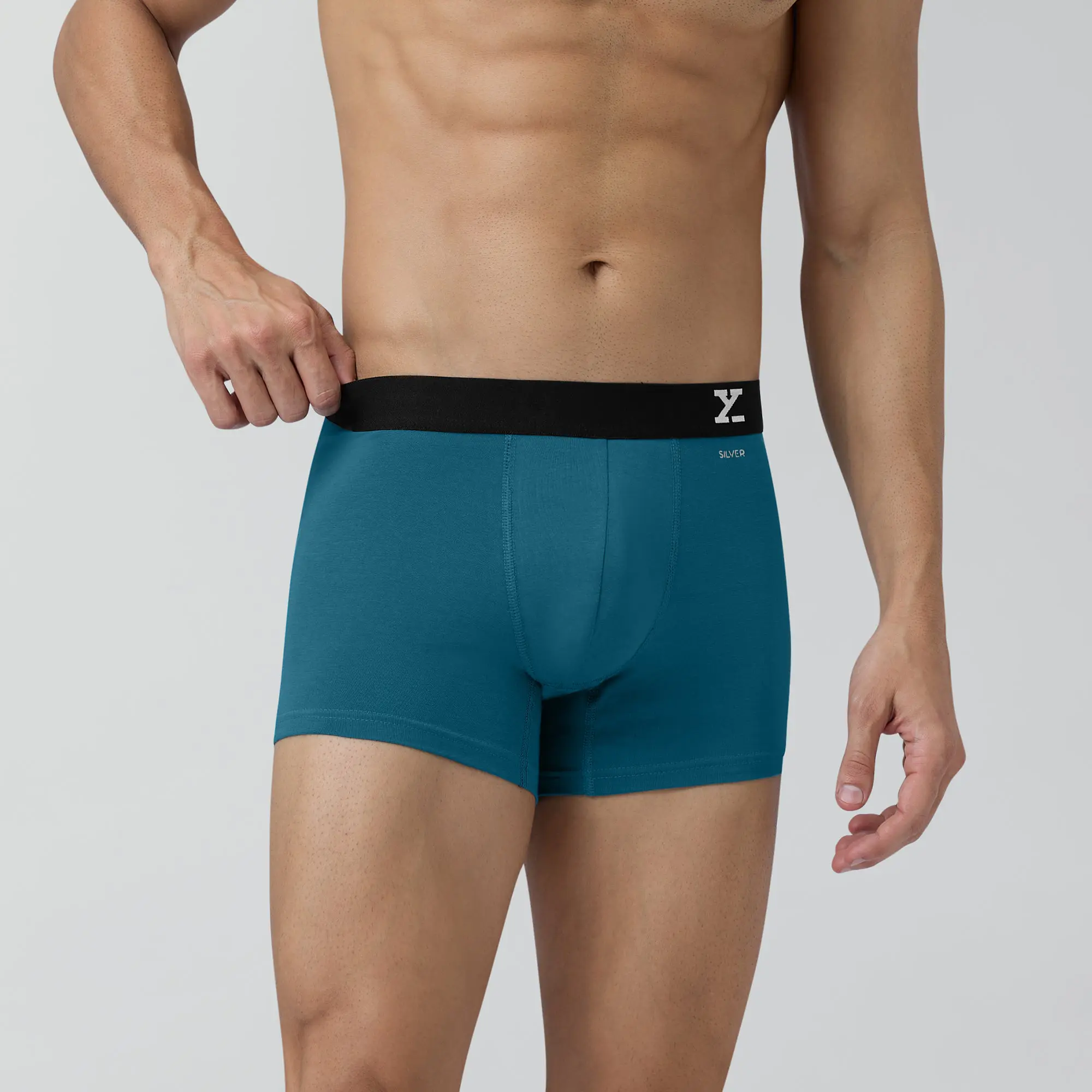 Aero Traq Cotton Trunks Blue Black Green(Pack of 6) - Image 6