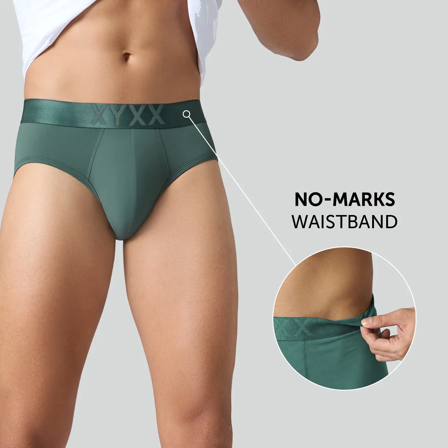 Rev Tactel Briefs Olive Green - Image 2