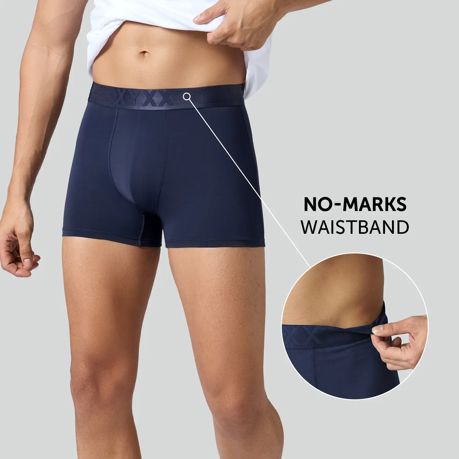Rev Tactel Trunks Navy Blue - Image 2