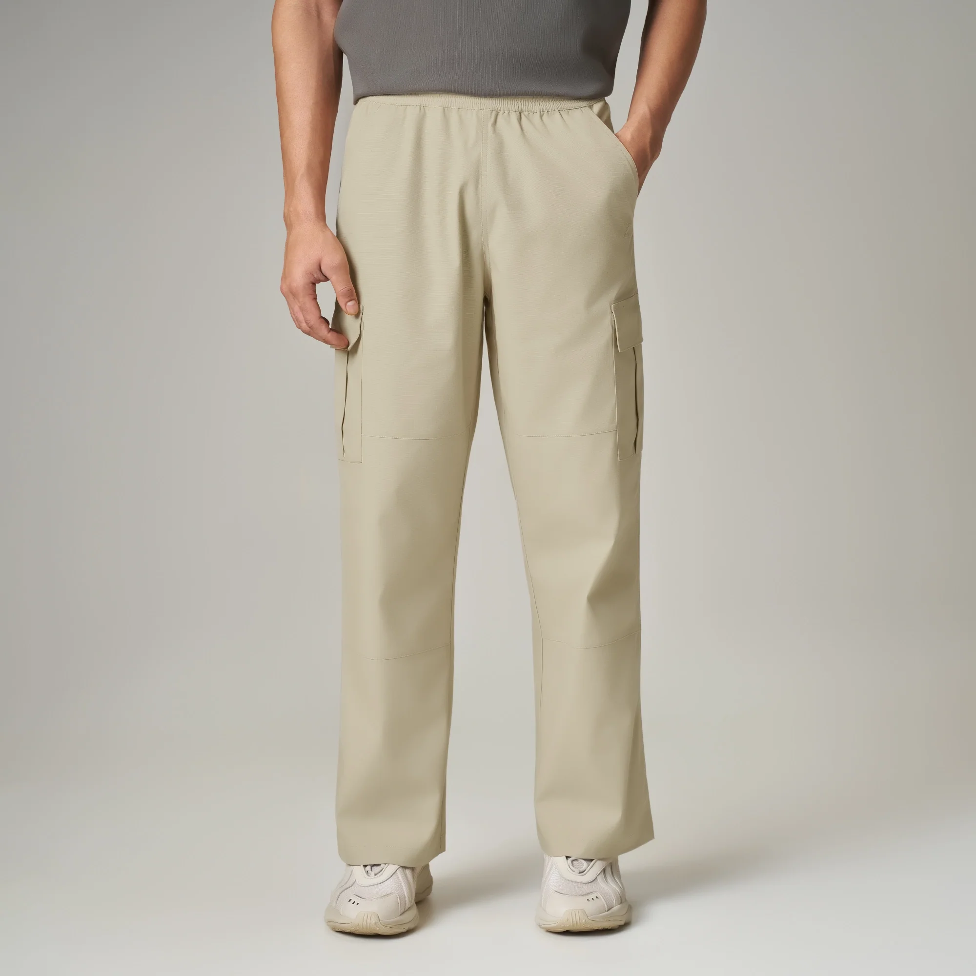 Rove Relaxed Fit Ripstop Cargo Pants - Creamy Tan - Image 4