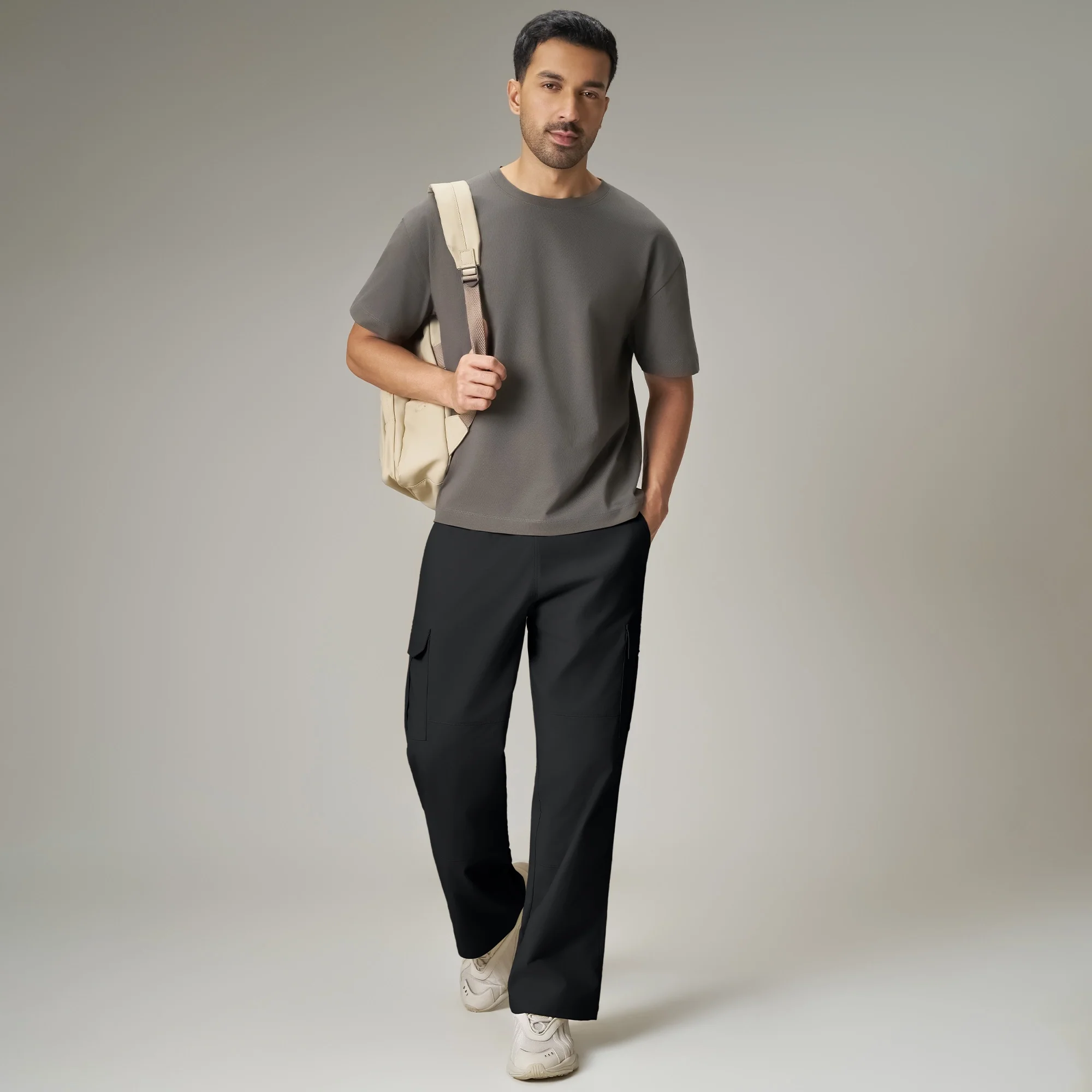 Rove Relaxed Fit Ripstop Cargo Pants - Onyx Black - Image 3