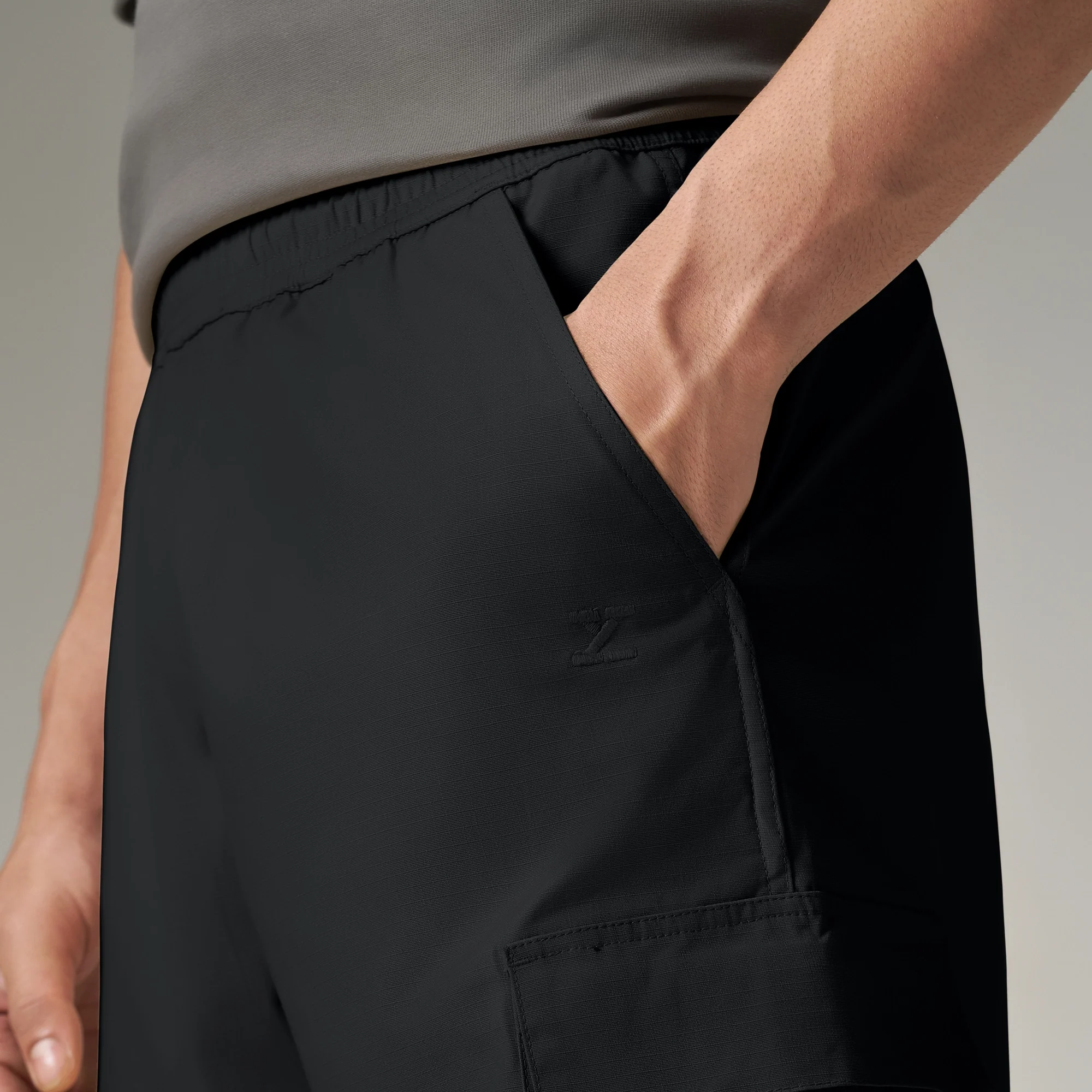 Rove Relaxed Fit Ripstop Cargo Pants - Onyx Black - Image 5