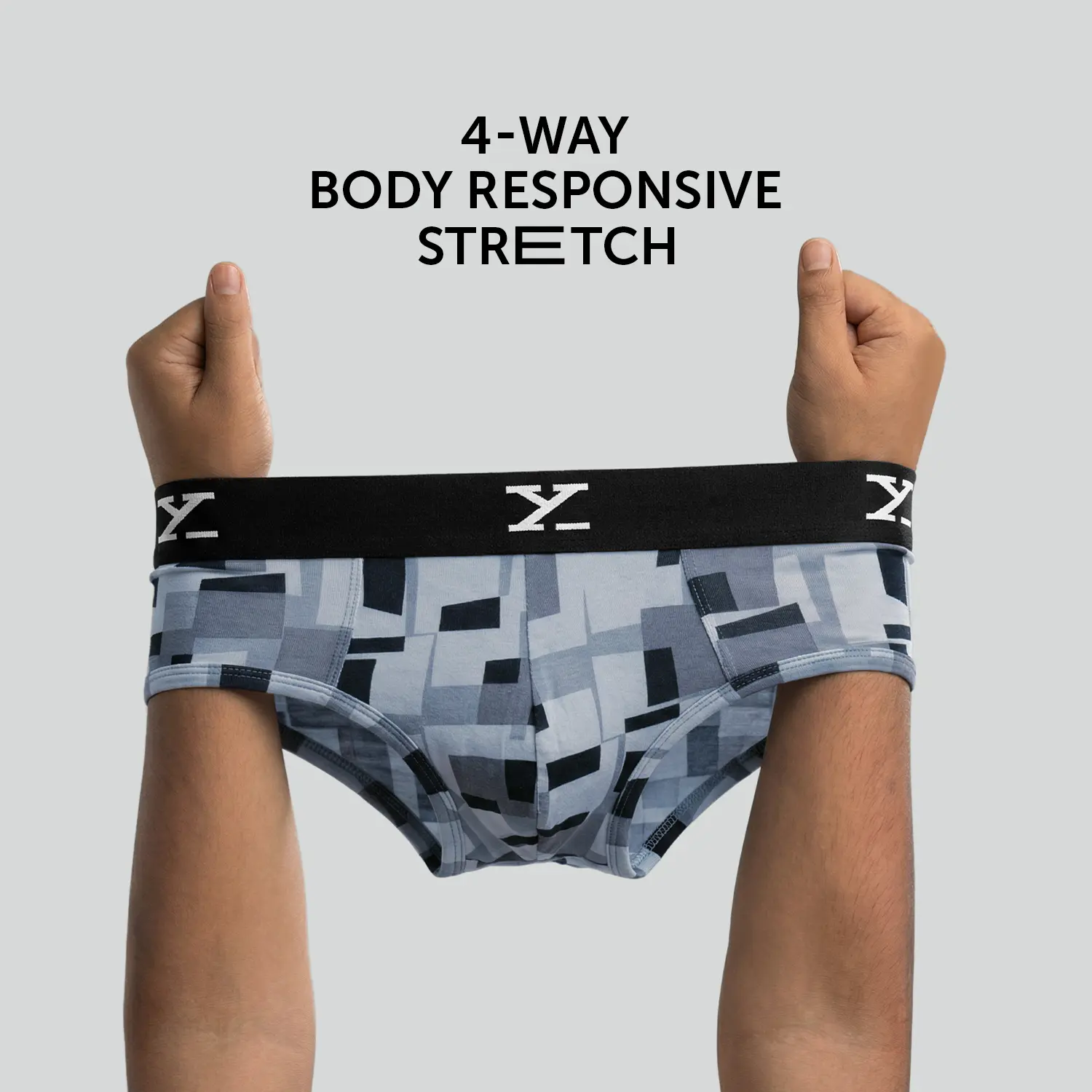 Shuffle Modal Briefs Boxy Grey - Image 3
