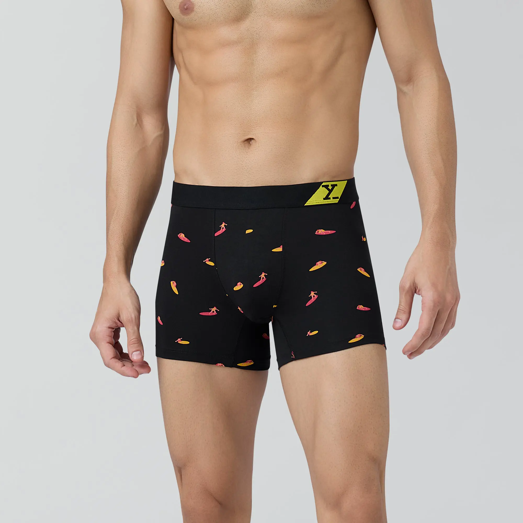 Splash Cotton Stretch Trunks Surfer Black - Image 2