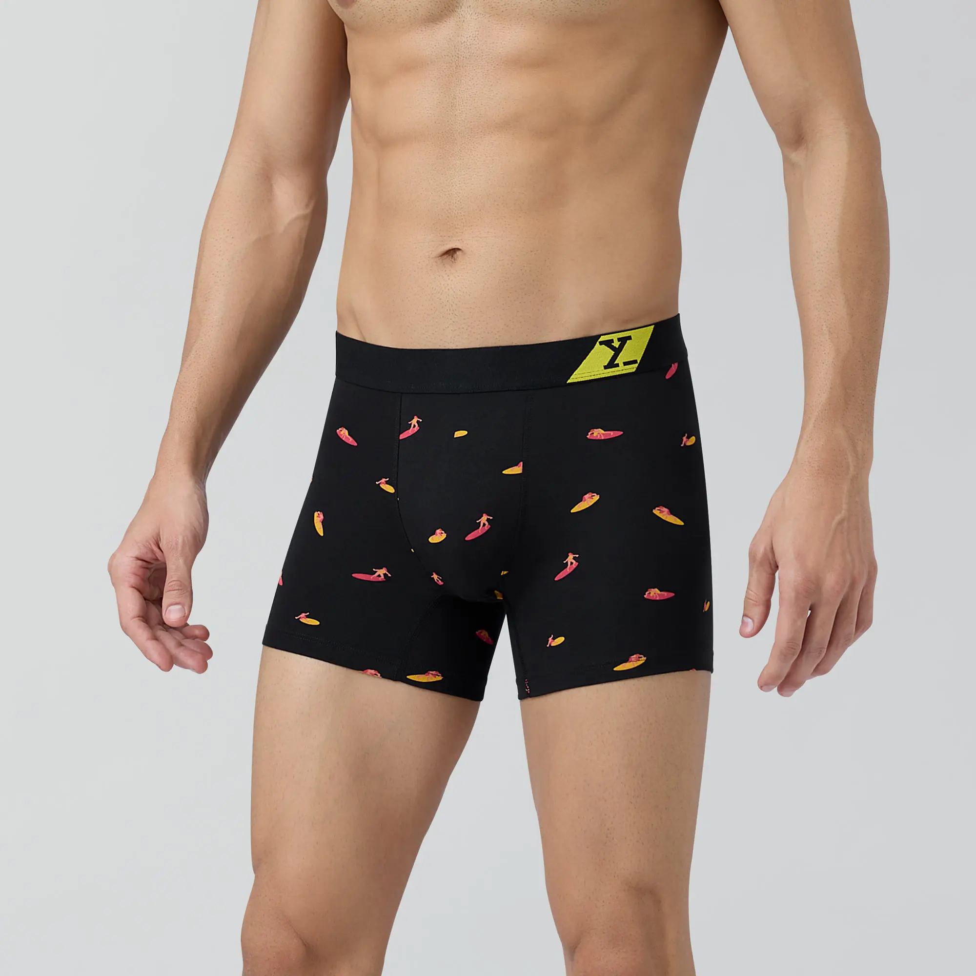 Splash Cotton Stretch Trunks Surfer Black - Image 5