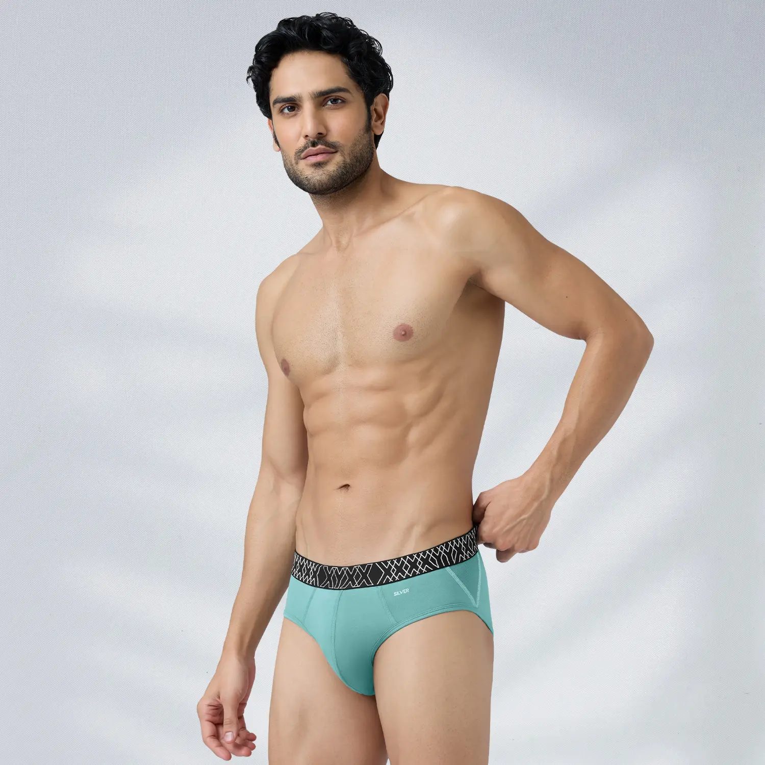 Sprint Cotton Stretch Briefs Atlas Blue - Image 3