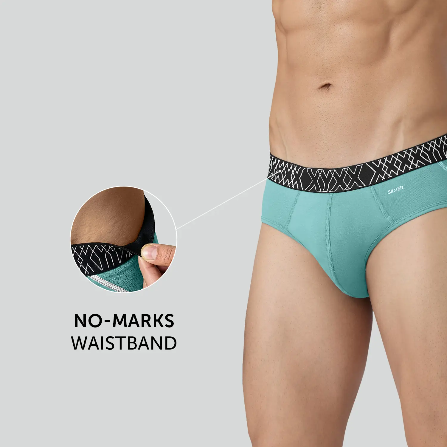 Sprint Cotton Stretch Briefs Atlas Blue - Image 5