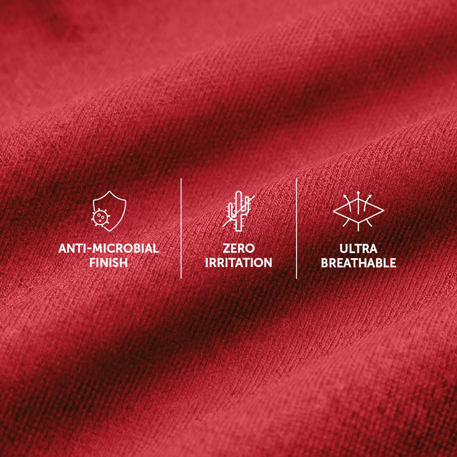 Sprint Cotton Stretch Trunks Rio Red - Image 4