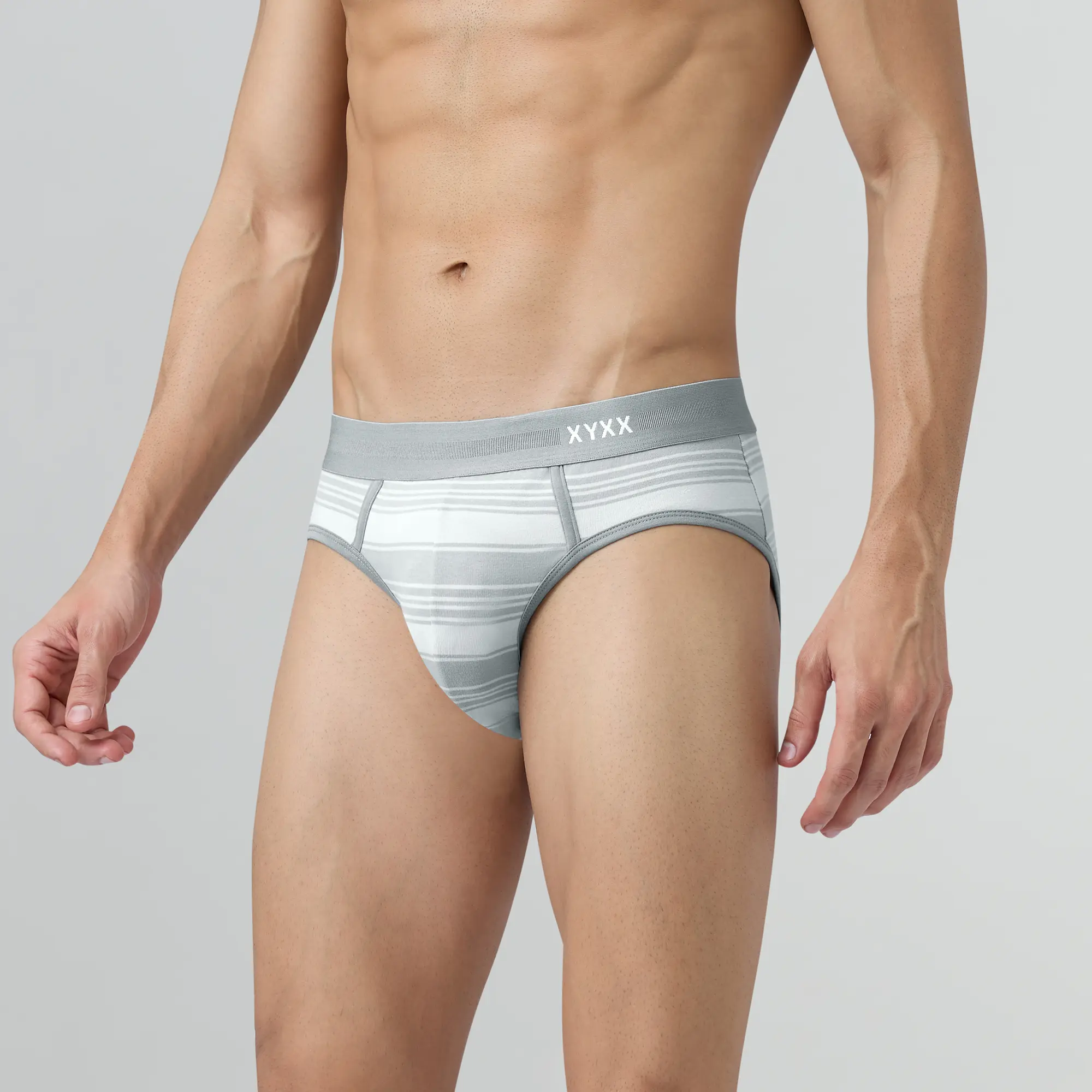 Streax Cotton Stretch Briefs Cloud Grey - Image 5