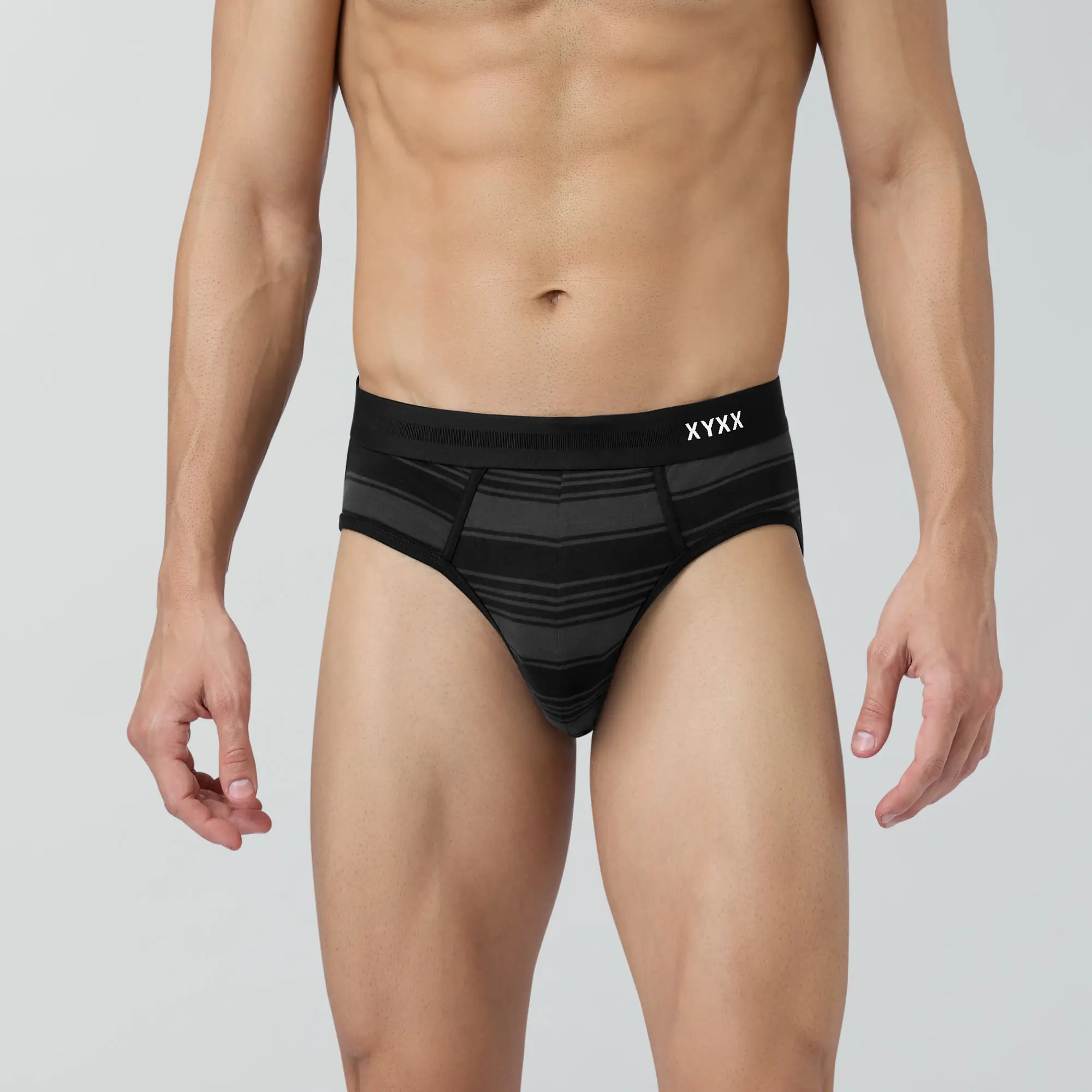 Streax Cotton Stretch Briefs Smoke Black - Image 2