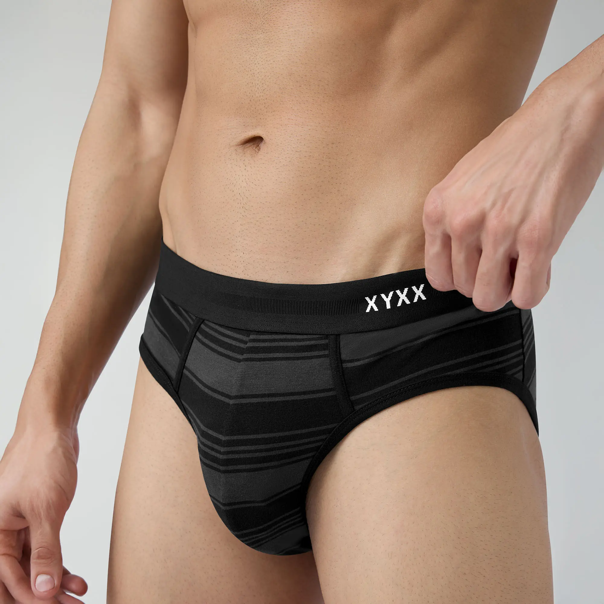 Streax Cotton Stretch Briefs Smoke Black - Image 6