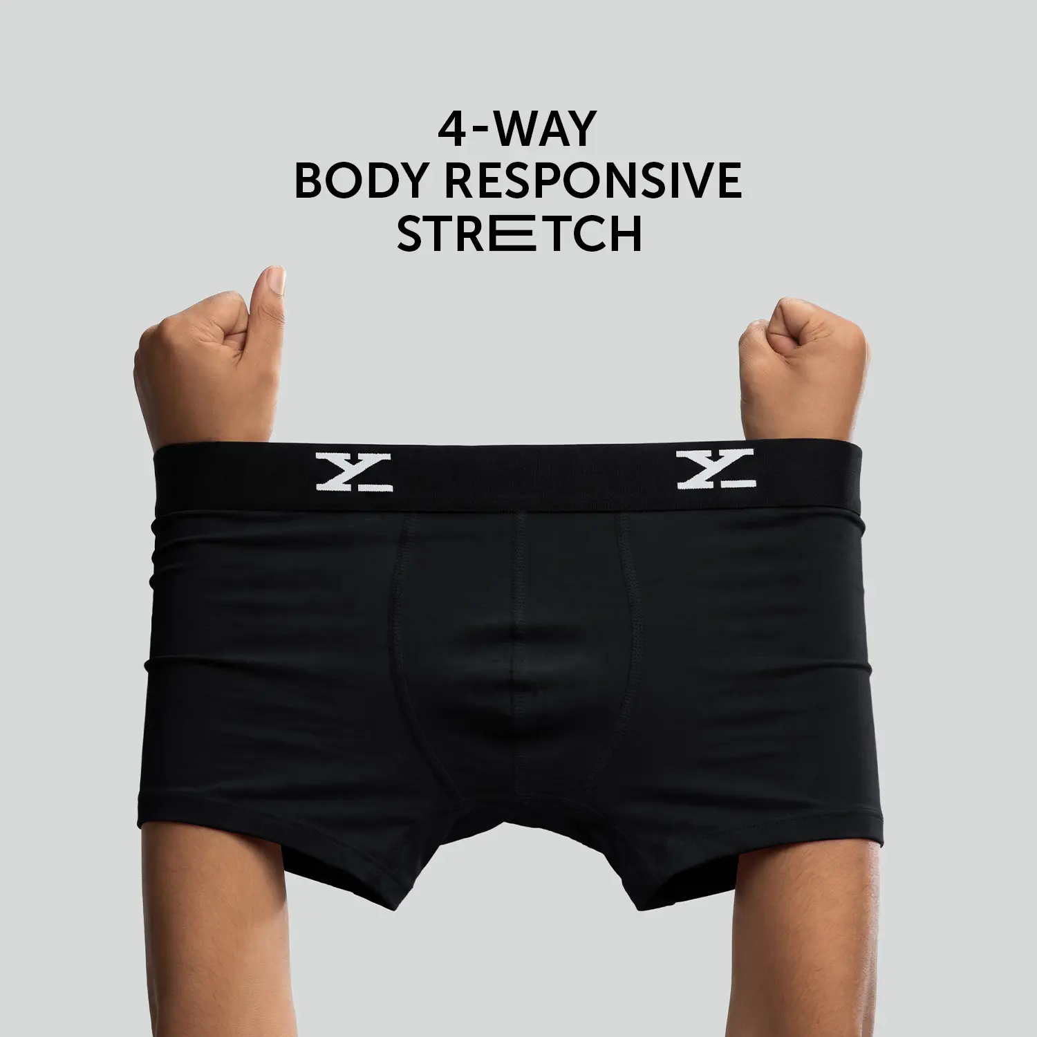 Super Combed Cotton-Modal Trunks - Black Knight - Image 4