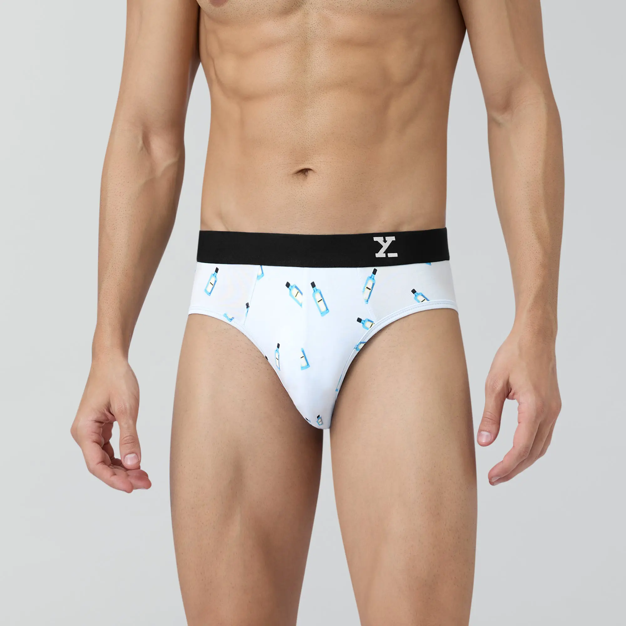 Surf Cotton Stretch Briefs Gin Blue - Image 2