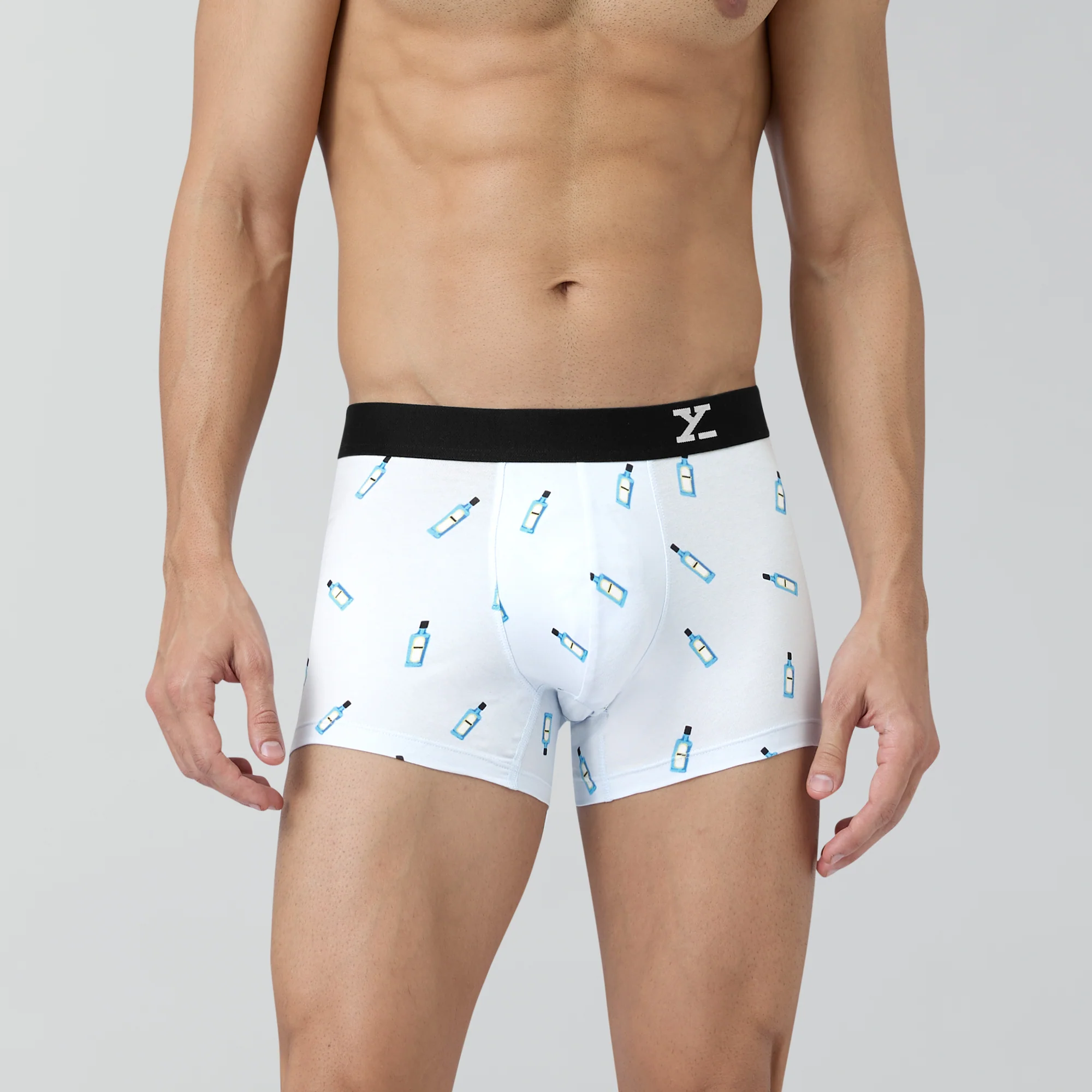 Prints For You Trunks Gin Blue - Image 2