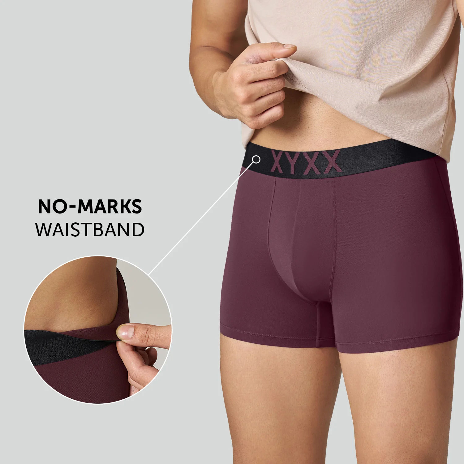 Alpha Tactel Trunks - Auburn Red - Image 3
