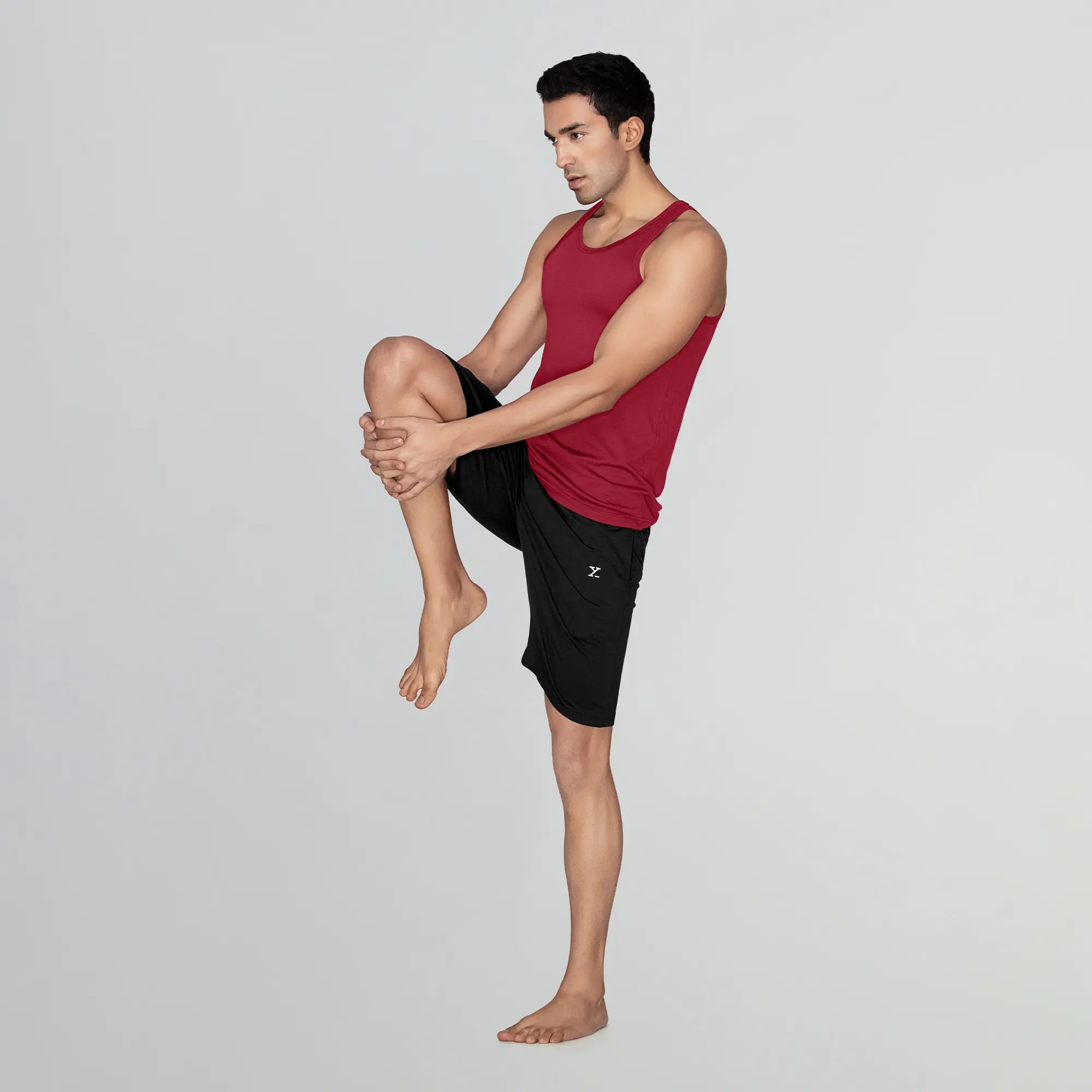 Ace Modal-Cotton Shorts Pitch Black - Image 3