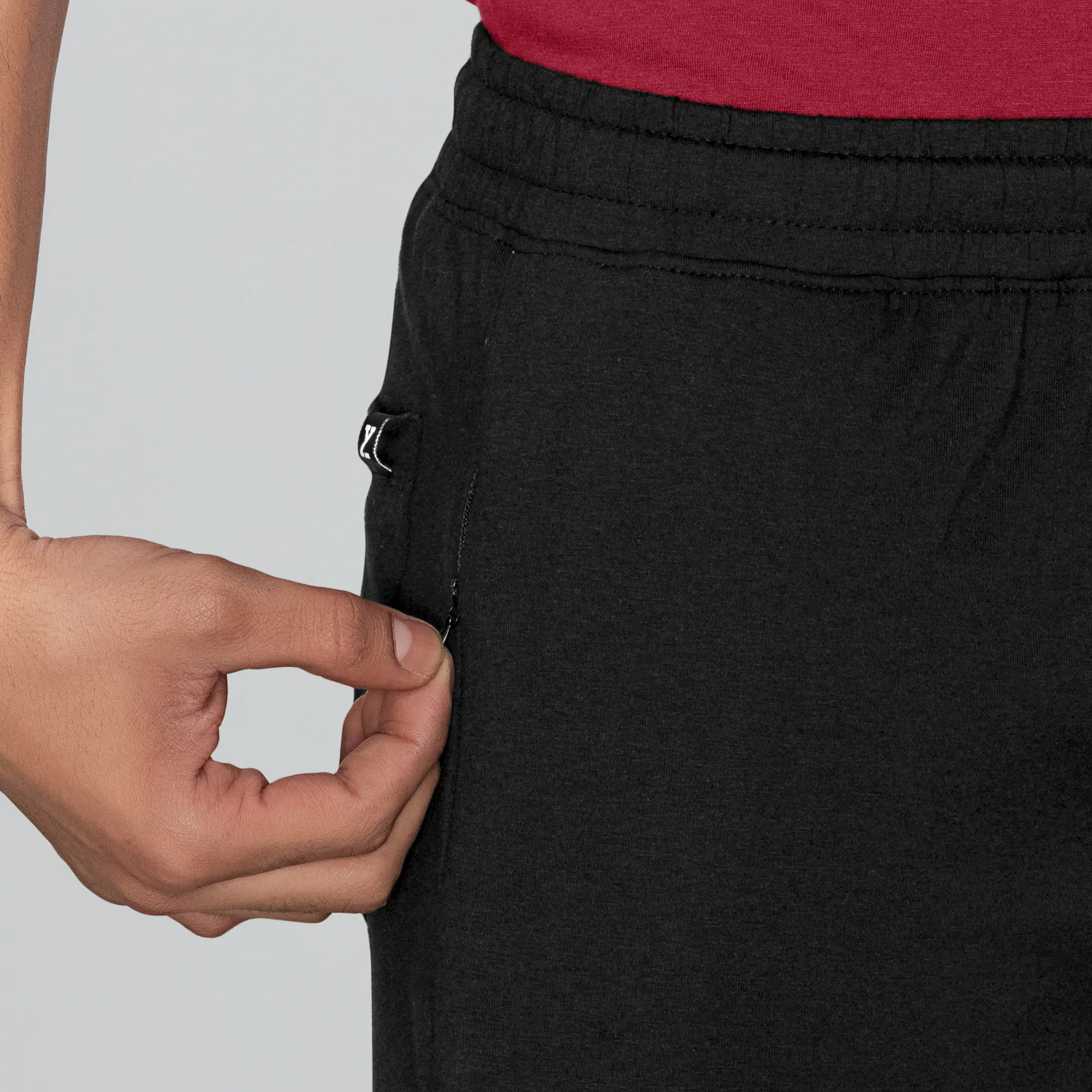 Ace Modal-Cotton Shorts Pitch Black - Image 6