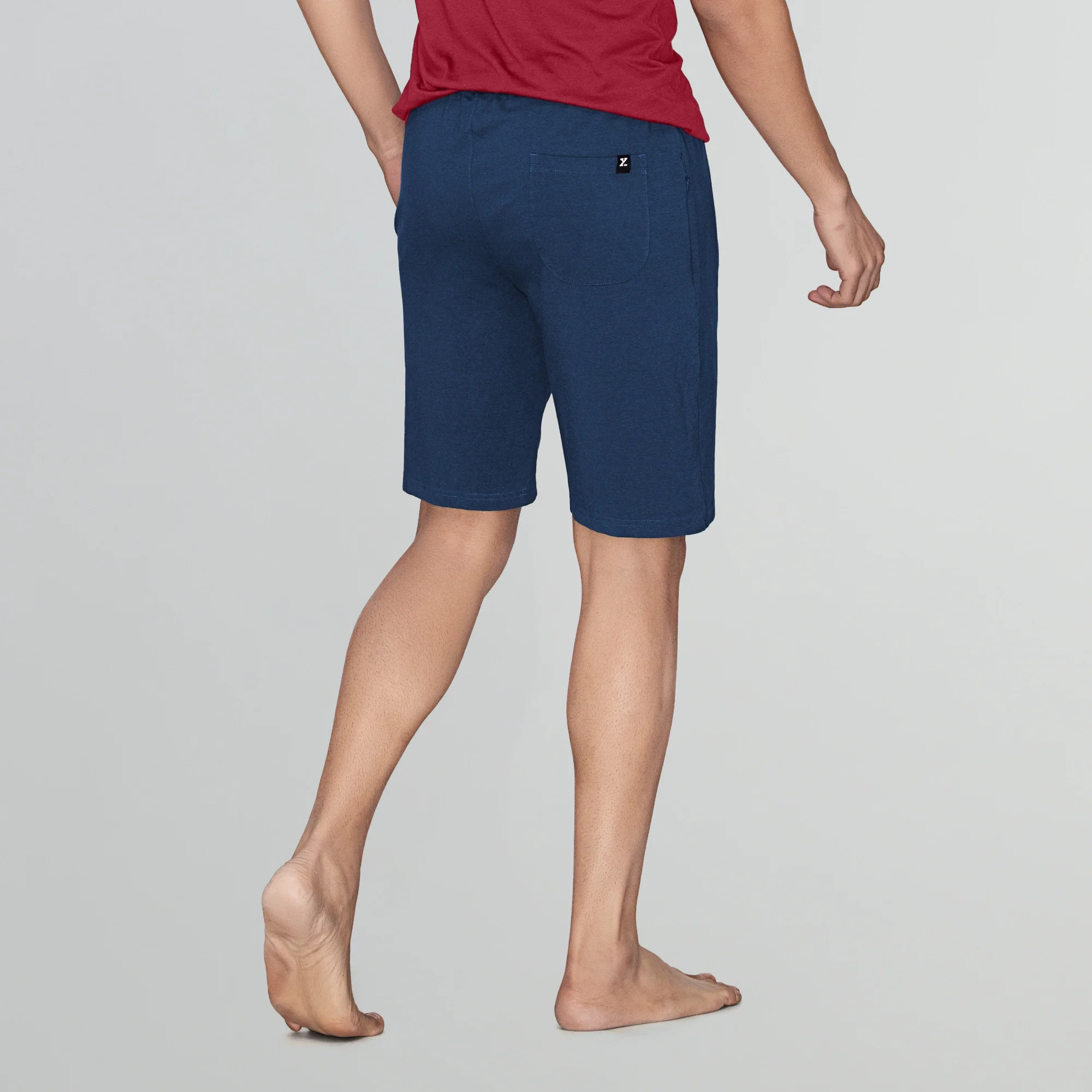 Ace Modal-Cotton Shorts Estate Blue - Image 5