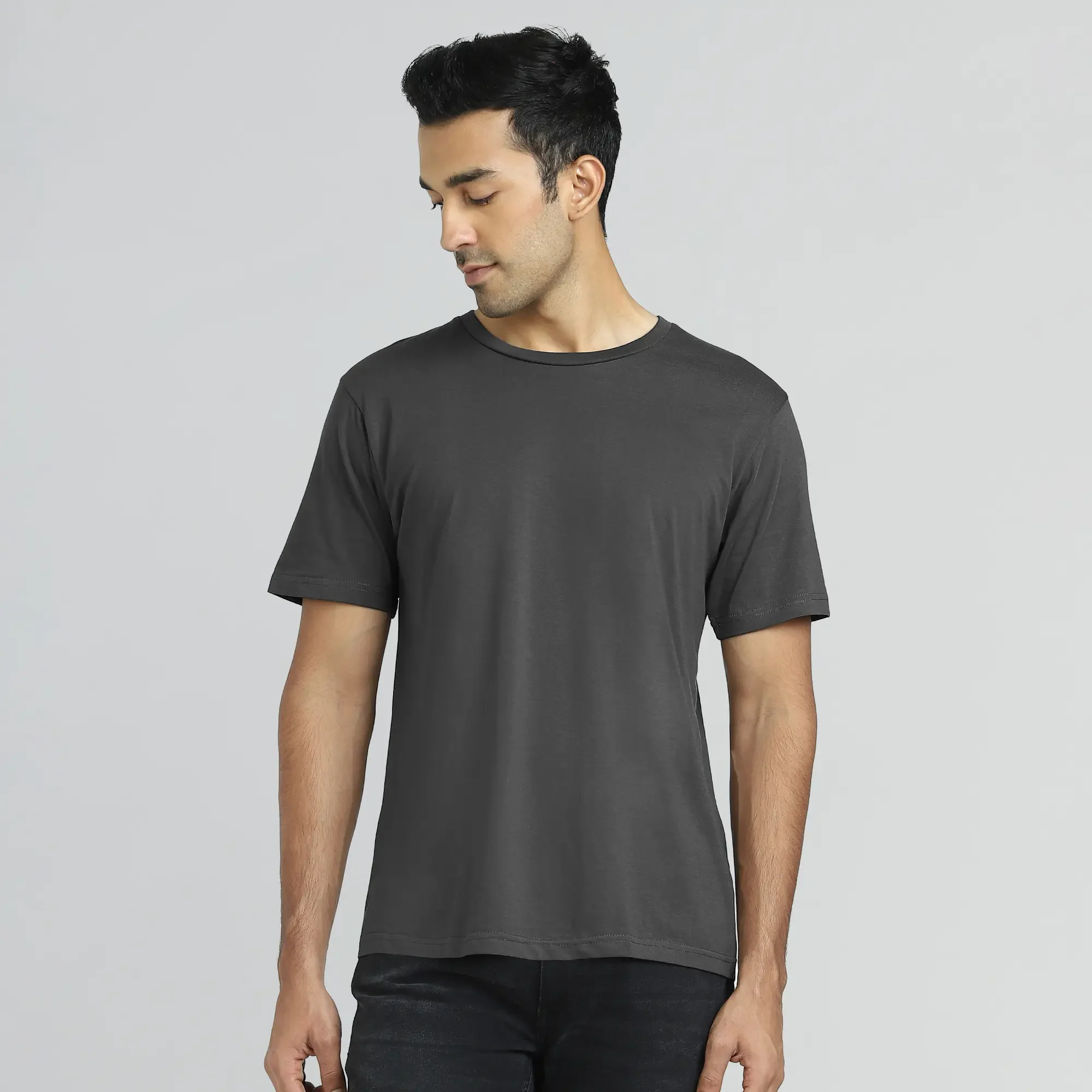 Iconique Supima Cotton T-shirt Graphite Grey