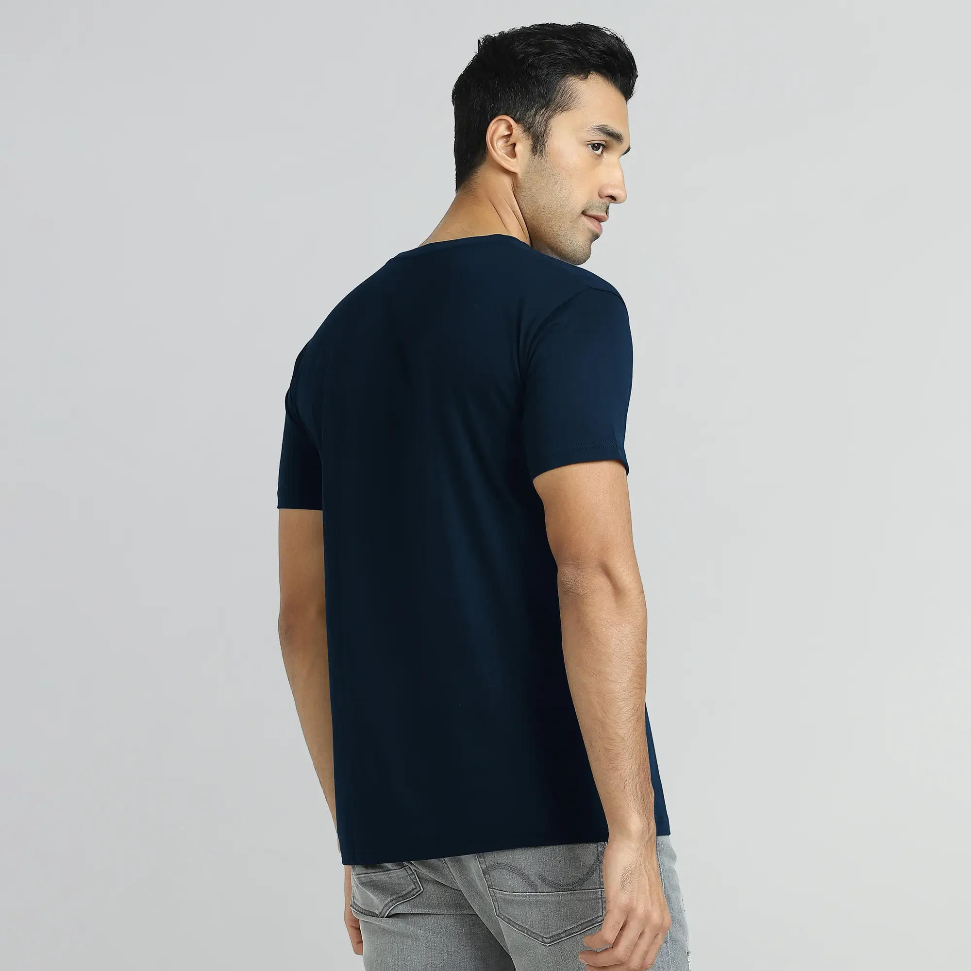 Iconique Supima Cotton T-shirt Midnight Blue - Image 5