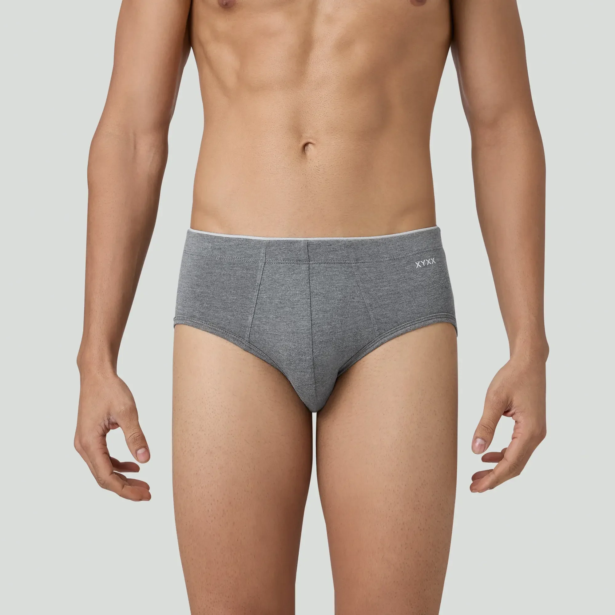 Uno Medley Modal Briefs Stone Grey - Image 2