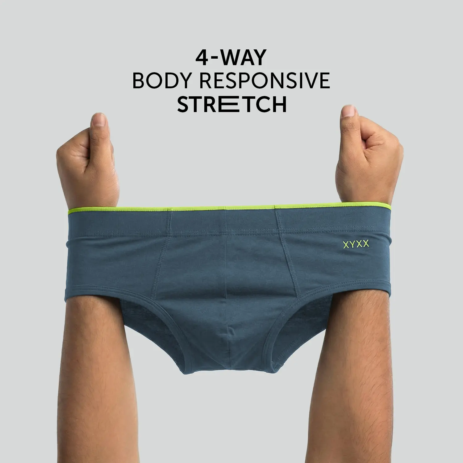 Uno Modal Briefs - Steel Blue - Image 3