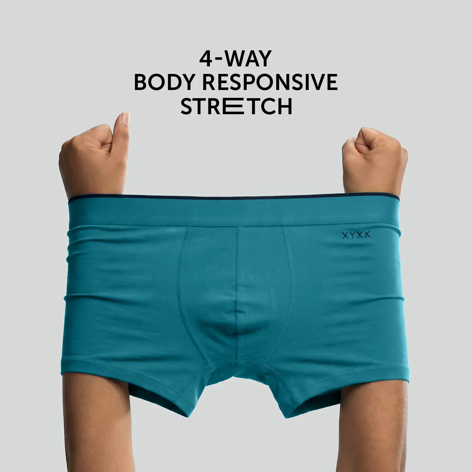 Super Combed Cotton-Modal Trunks - Ocean Blue - Image 4
