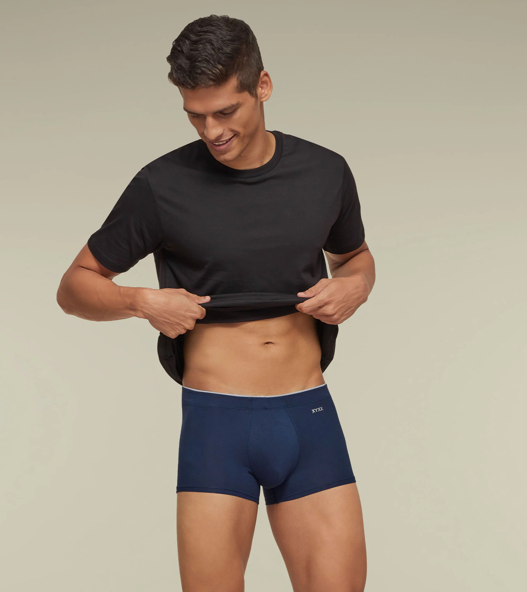 Uno Modal Trunks Pack of 3 (Blue, Grey, Light Grey) - Image 5