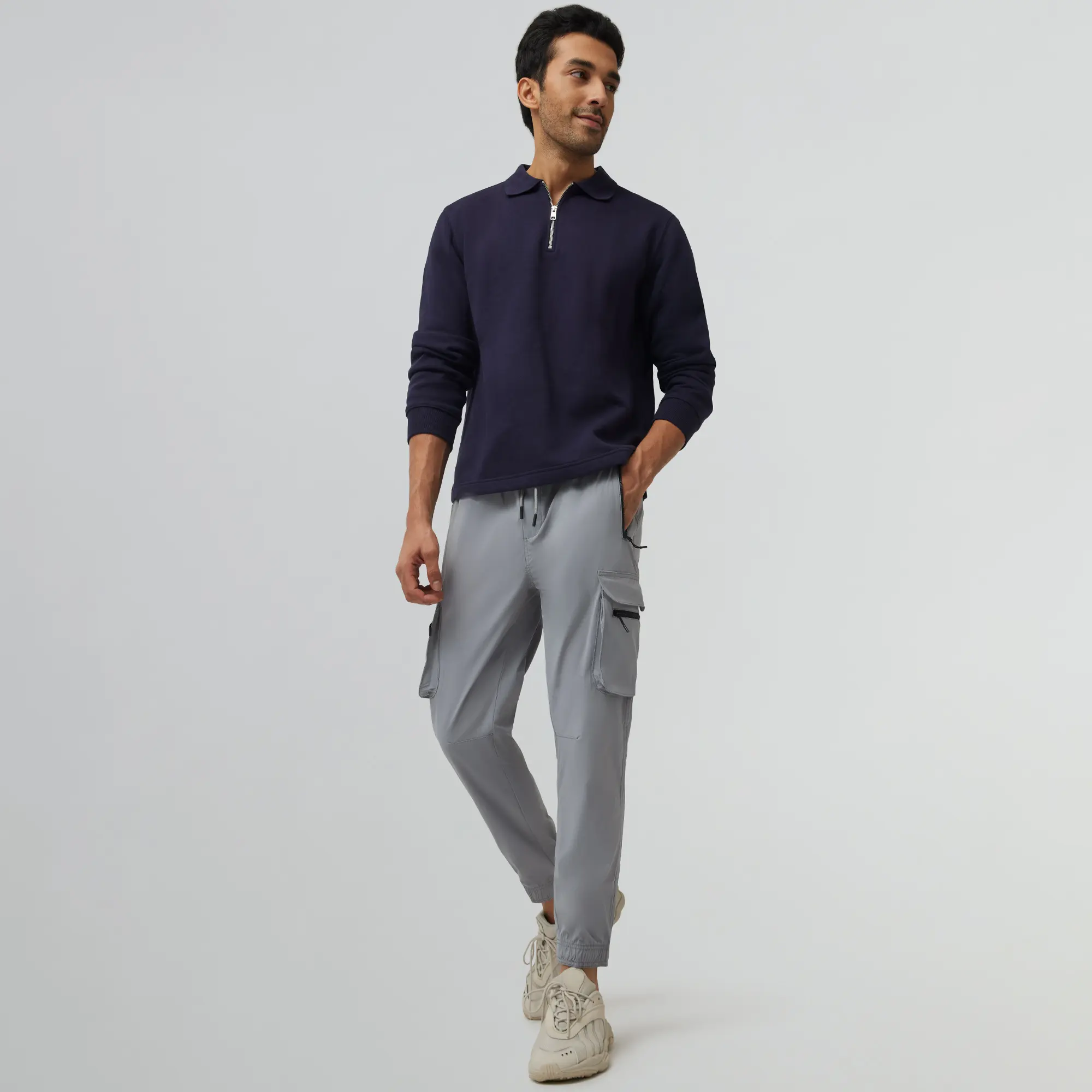 Moveo Cargo Joggers Ash Grey - Image 3