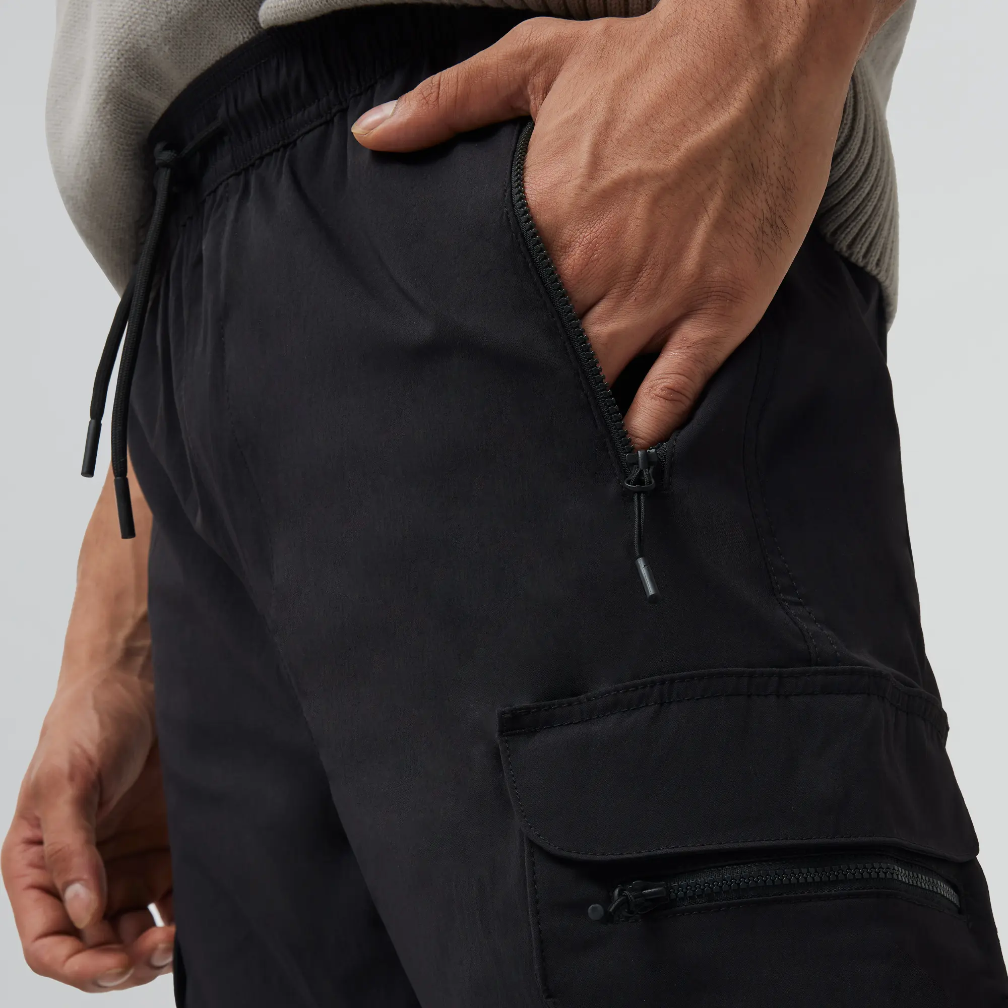 Moveo Cargo Joggers Pitch Black - Image 5