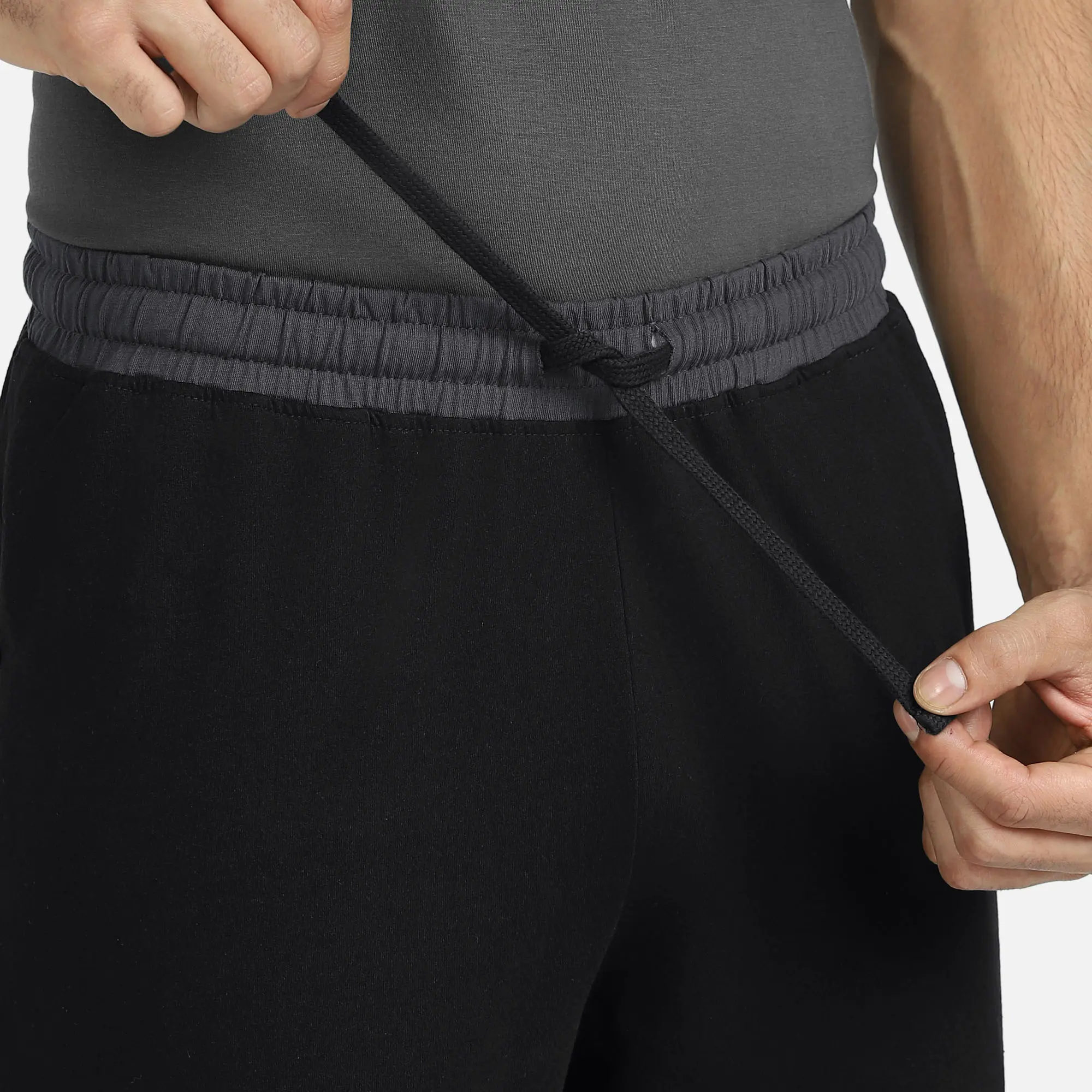 Nova Cotton Rich Track Pants Pitch Black - Image 6