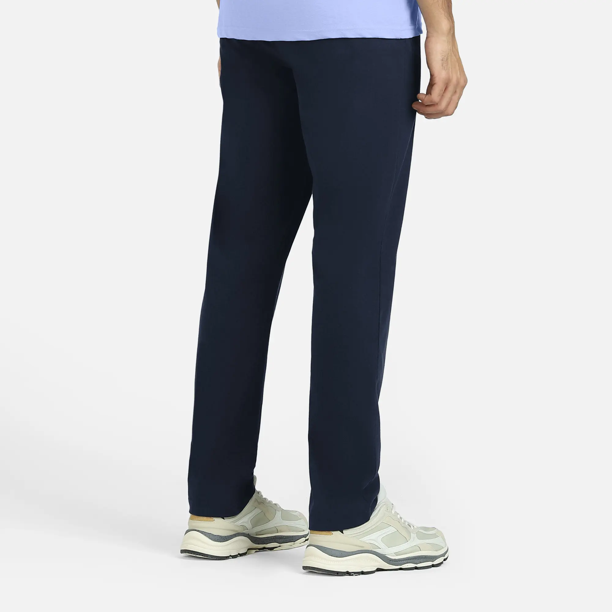 Pace Cotton Rich Track Pants Navy Blue - Image 5