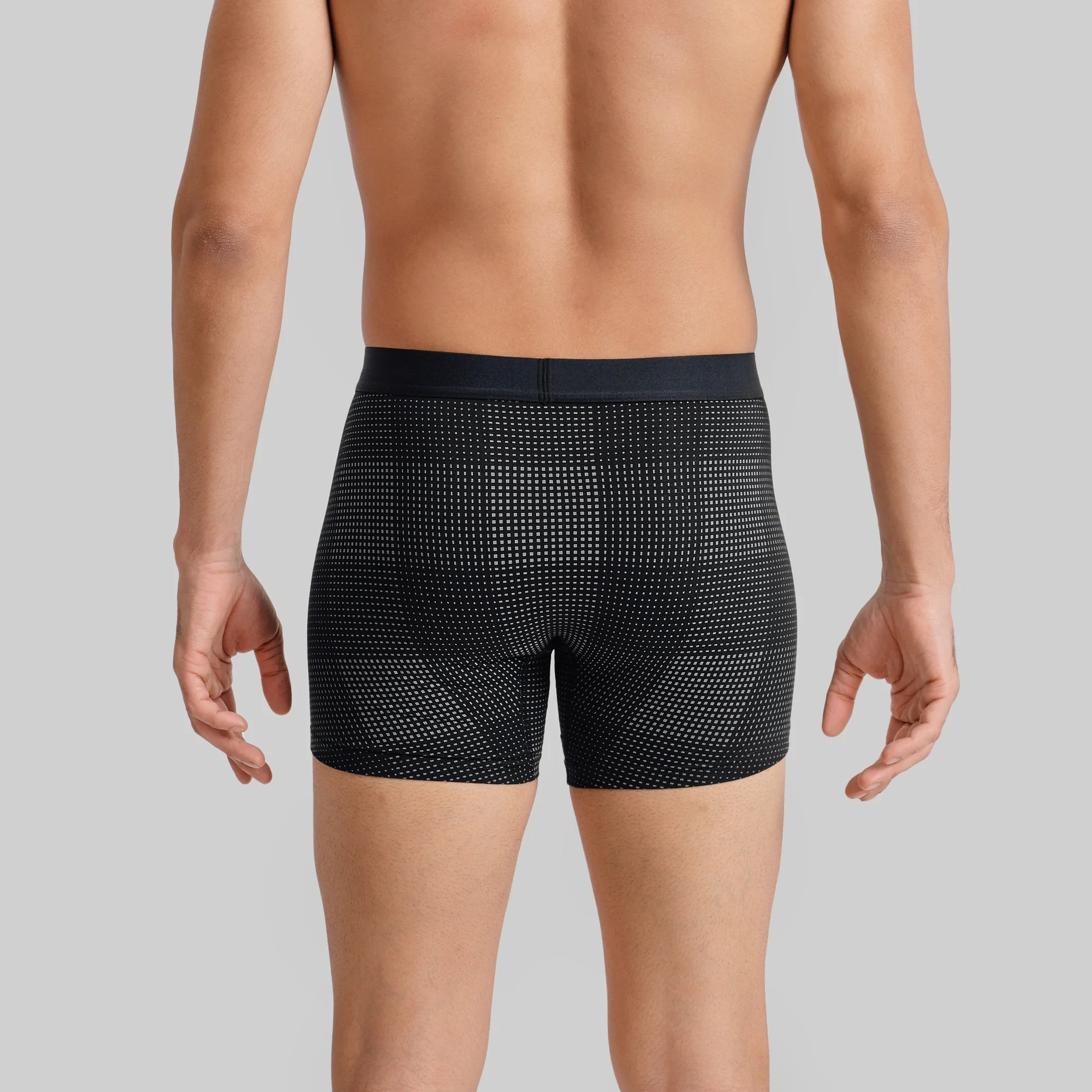 Quad Cotton Boxer Briefs - Smoke Black - Image 6