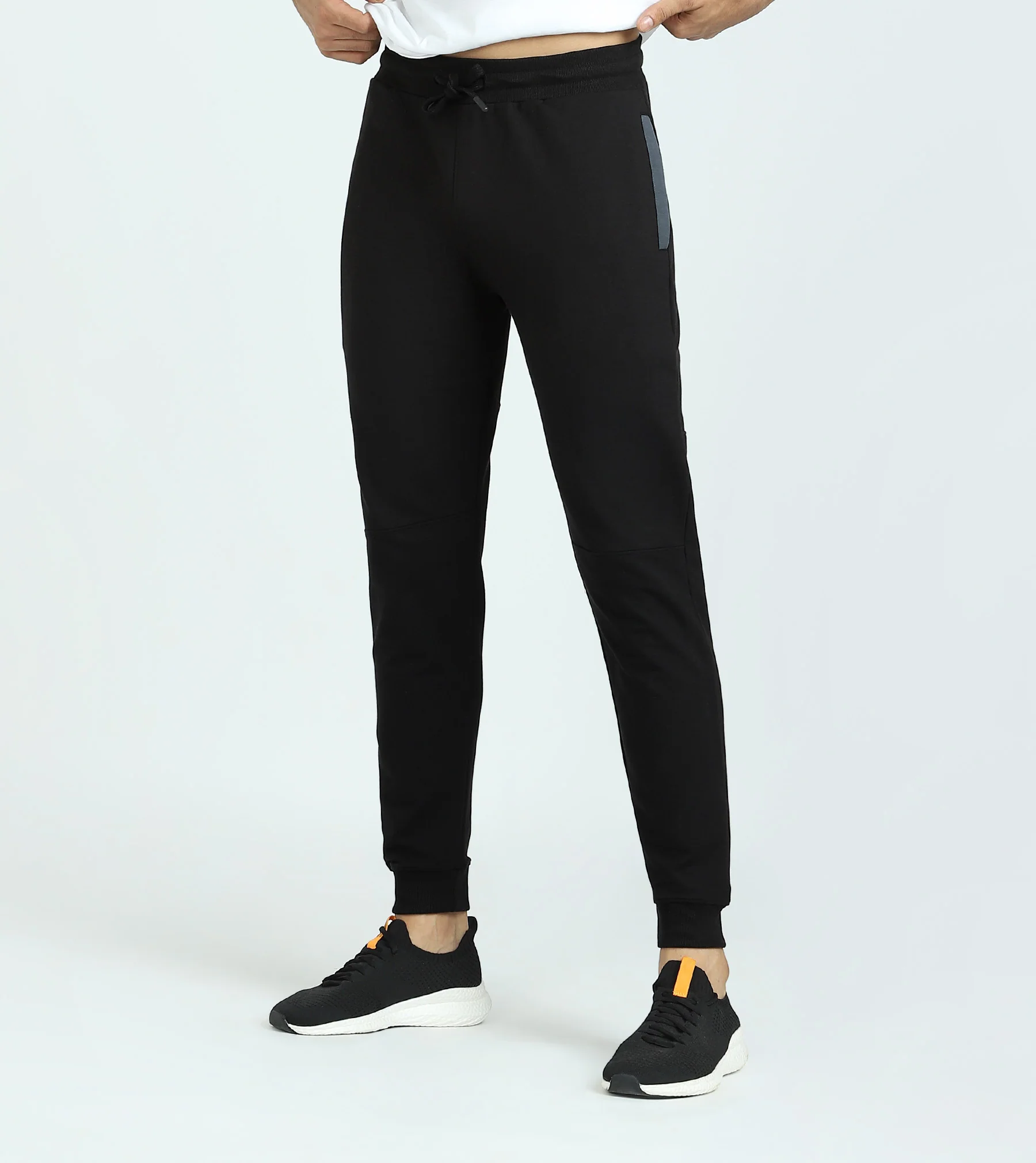 Quest French Terry Cotton Hoodie And Joggers Co-ord Set Phantom Grey - Image 4