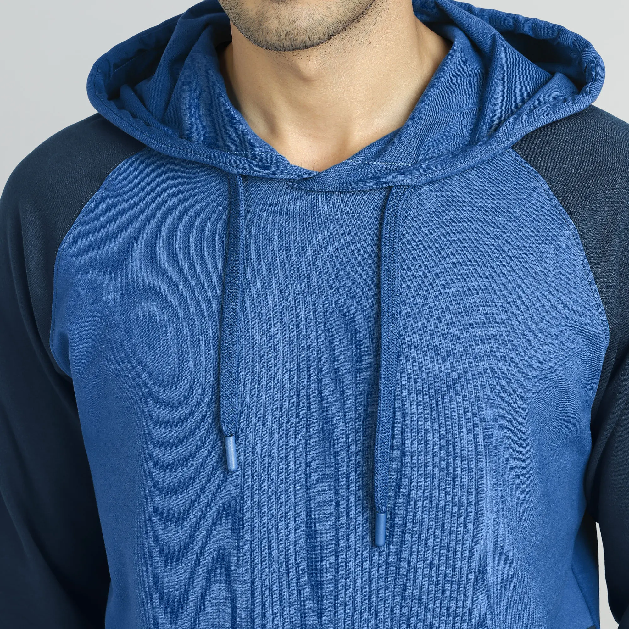 Quest French Terry Cotton Hoodies Atlas Blue - Image 6