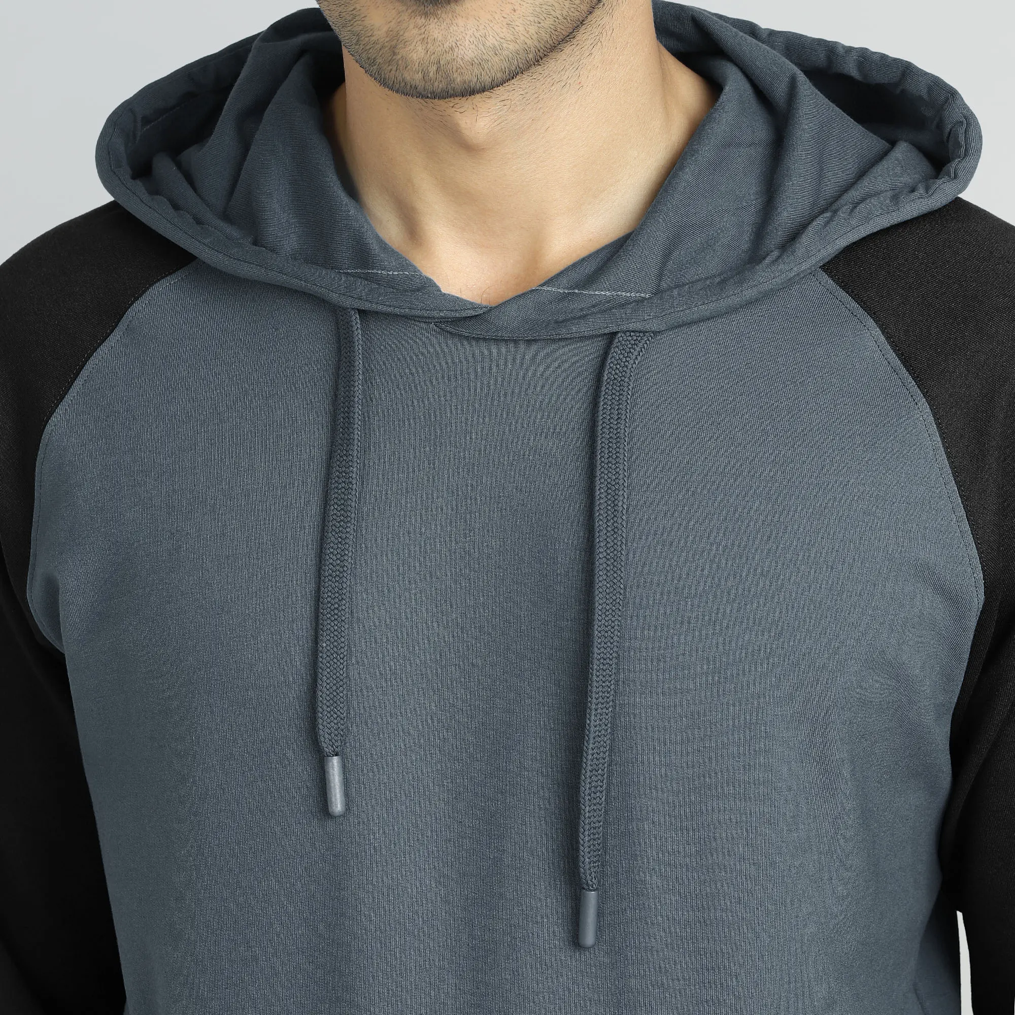 Quest French Terry Cotton Hoodies Phantom Grey - Image 6