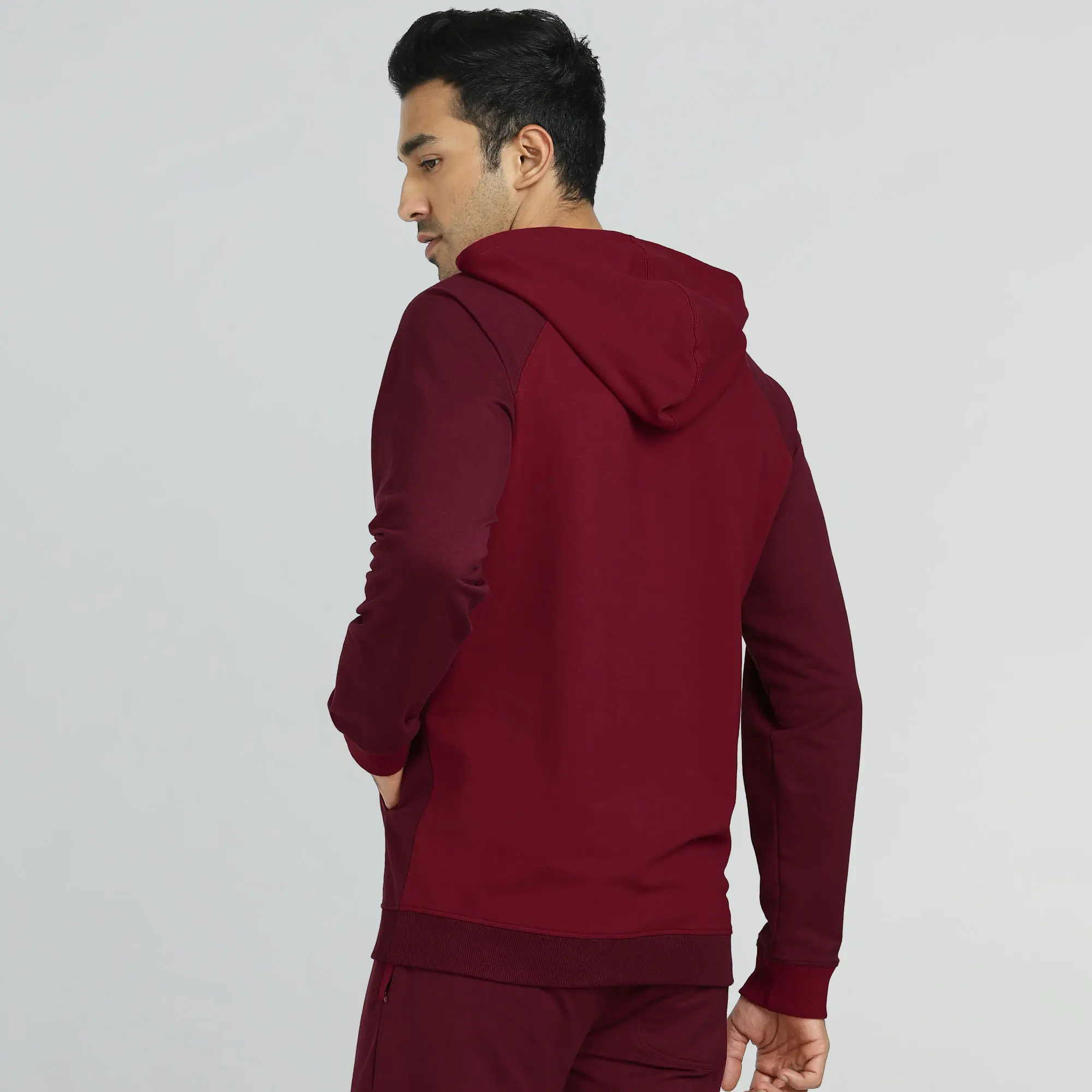 Quest French Terry Cotton Hoodies Scarlet Red - Image 4