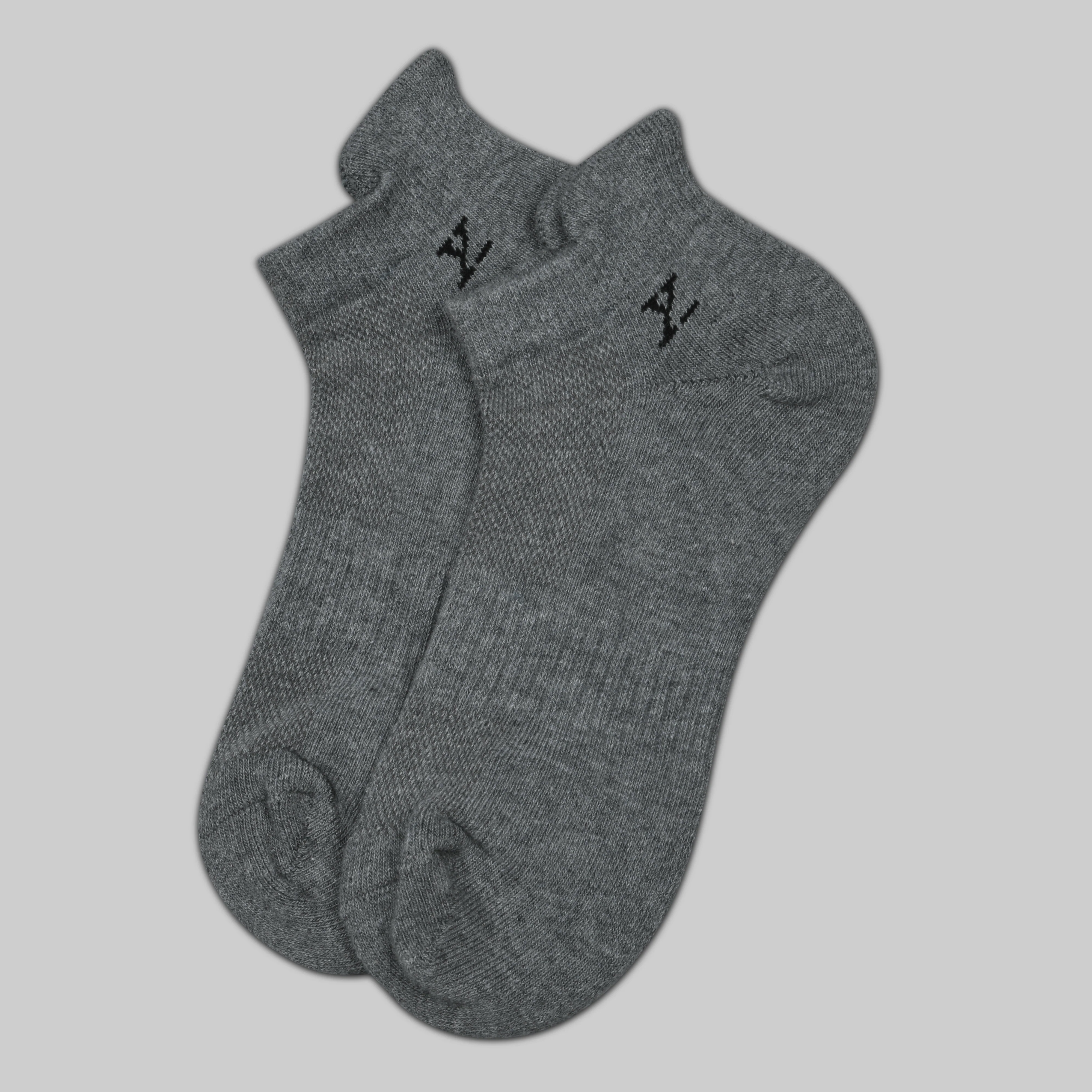 Uno Cotton Stretch Blend Socks Icy Grey - Image 3
