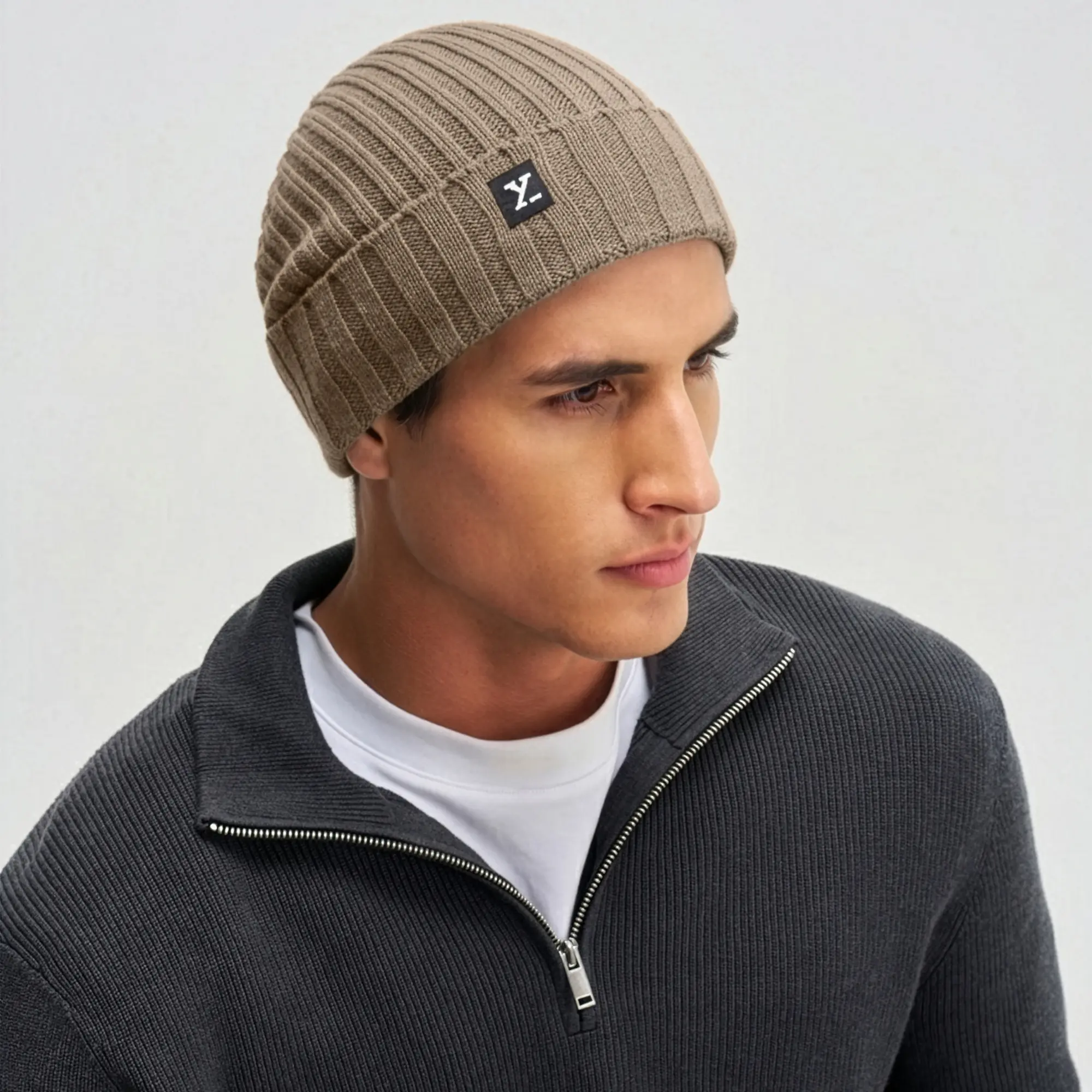 Winter Beanie - Nutty Brown - Image 4